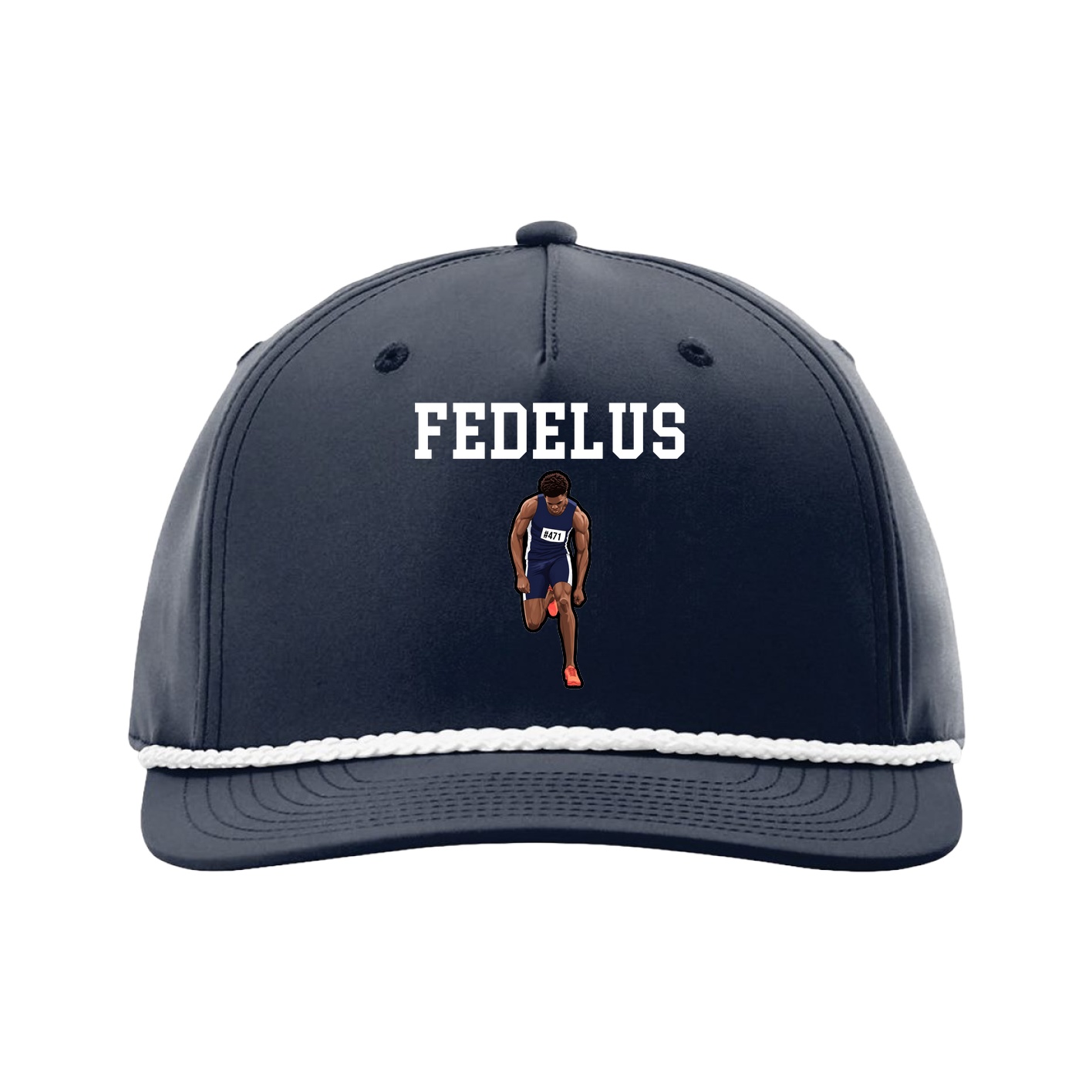 Five-Panel Classic Rope Cap — Shirsey in Navy