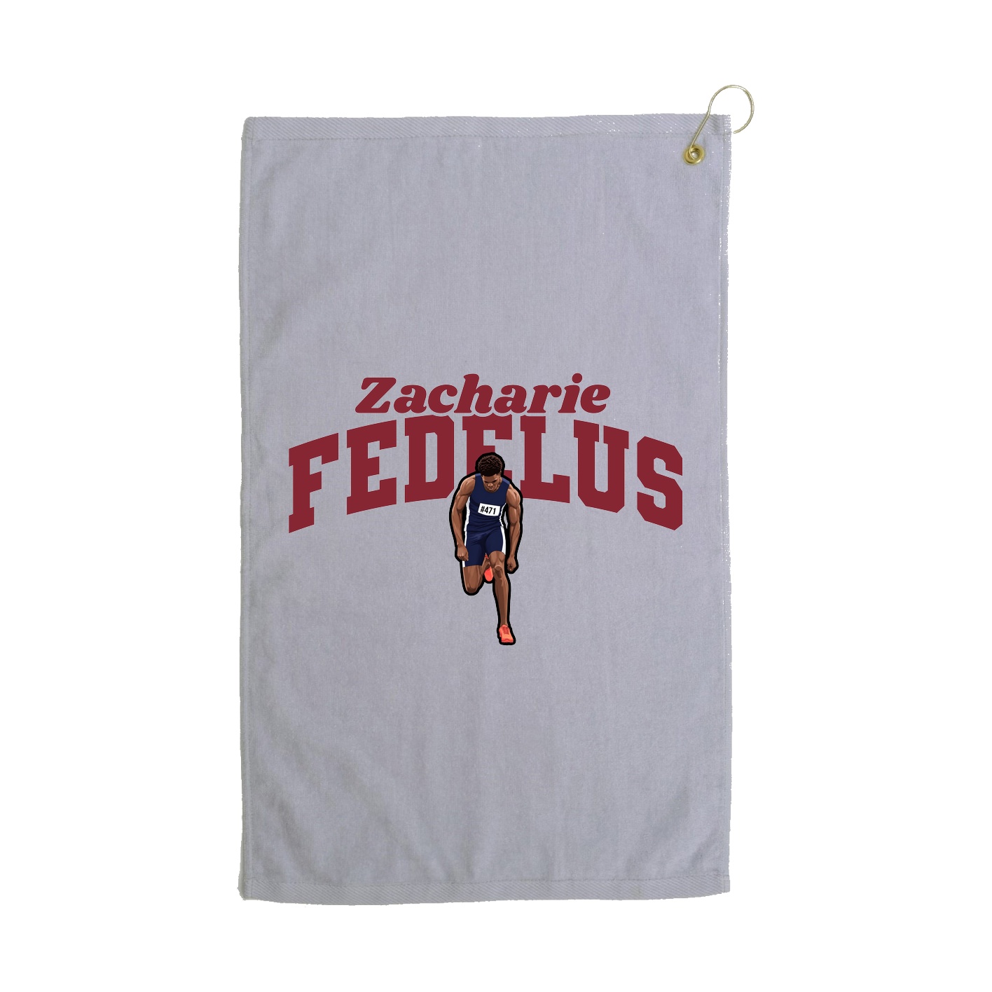 Golf Towel — Signature Arch in Grey