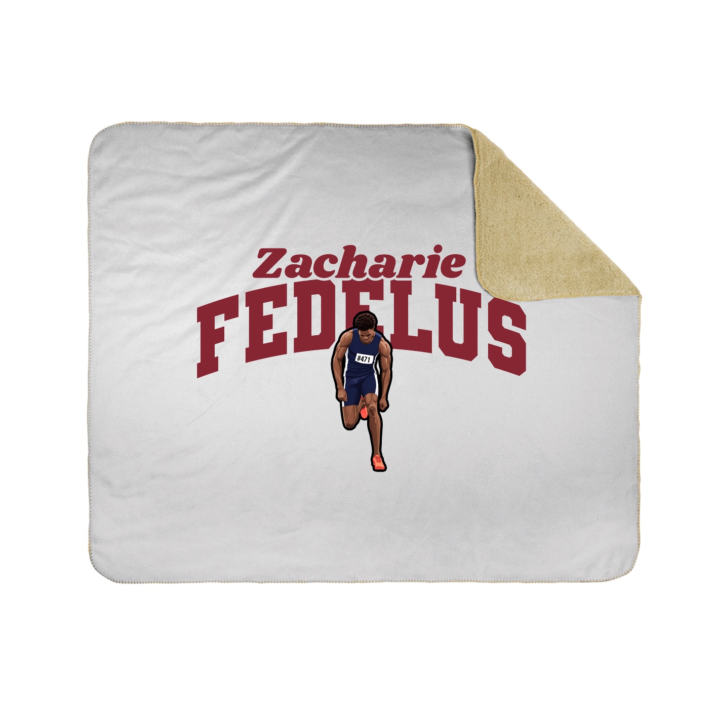 Throw Blanket — Signature Arch in White