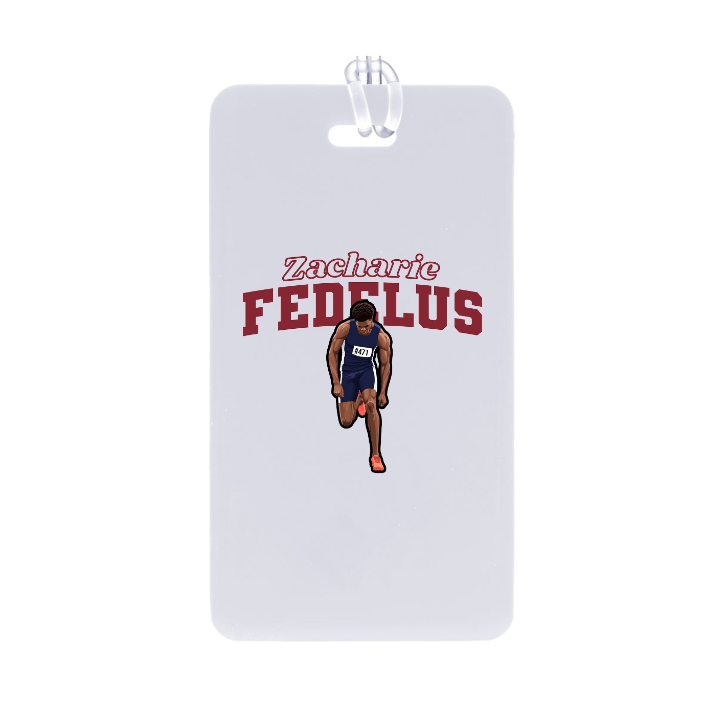 Bag Tag — Name Arch in Classic
