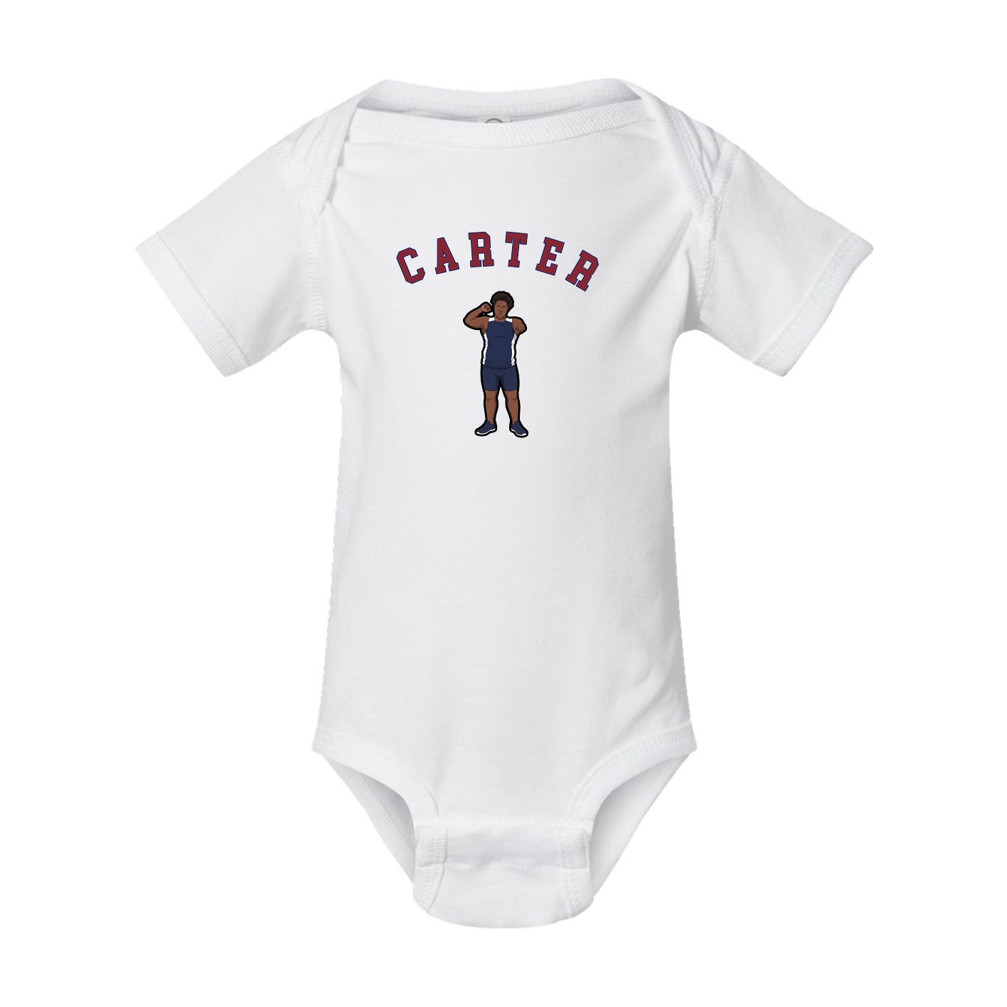 Baby Onesie — Shirsey Arch in White