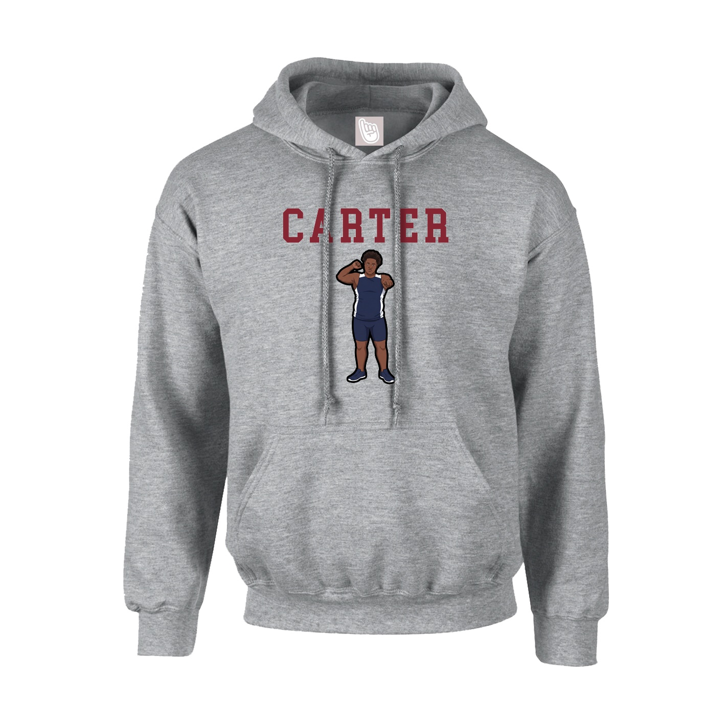 Hoodie — Shirsey in Grey