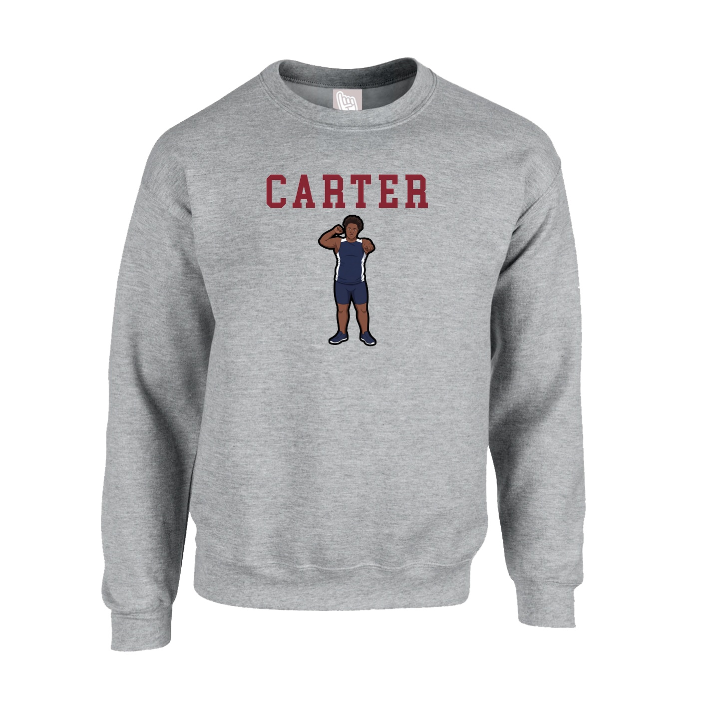 Fleece Crew — Shirsey in Grey