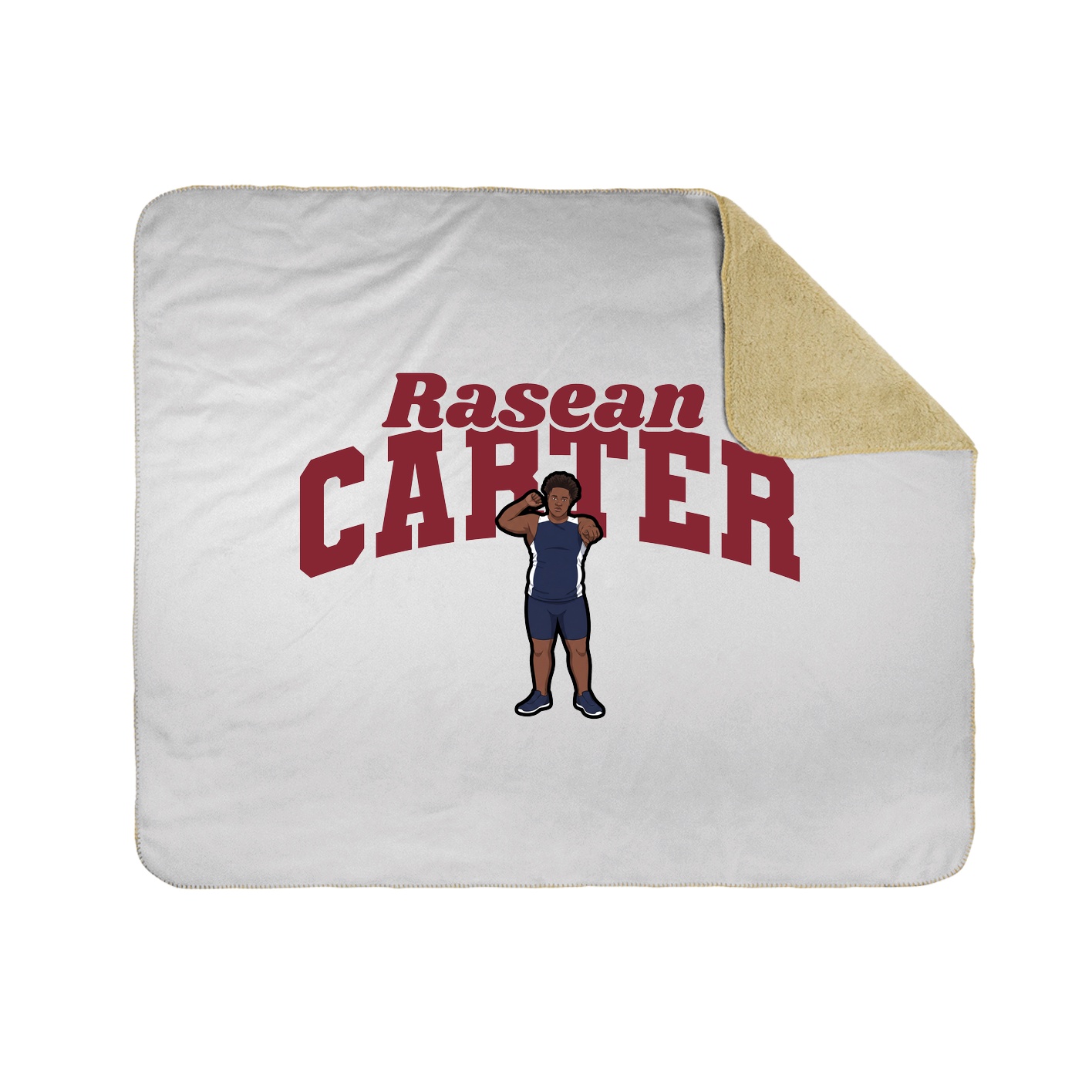 Throw Blanket — Signature Arch in White