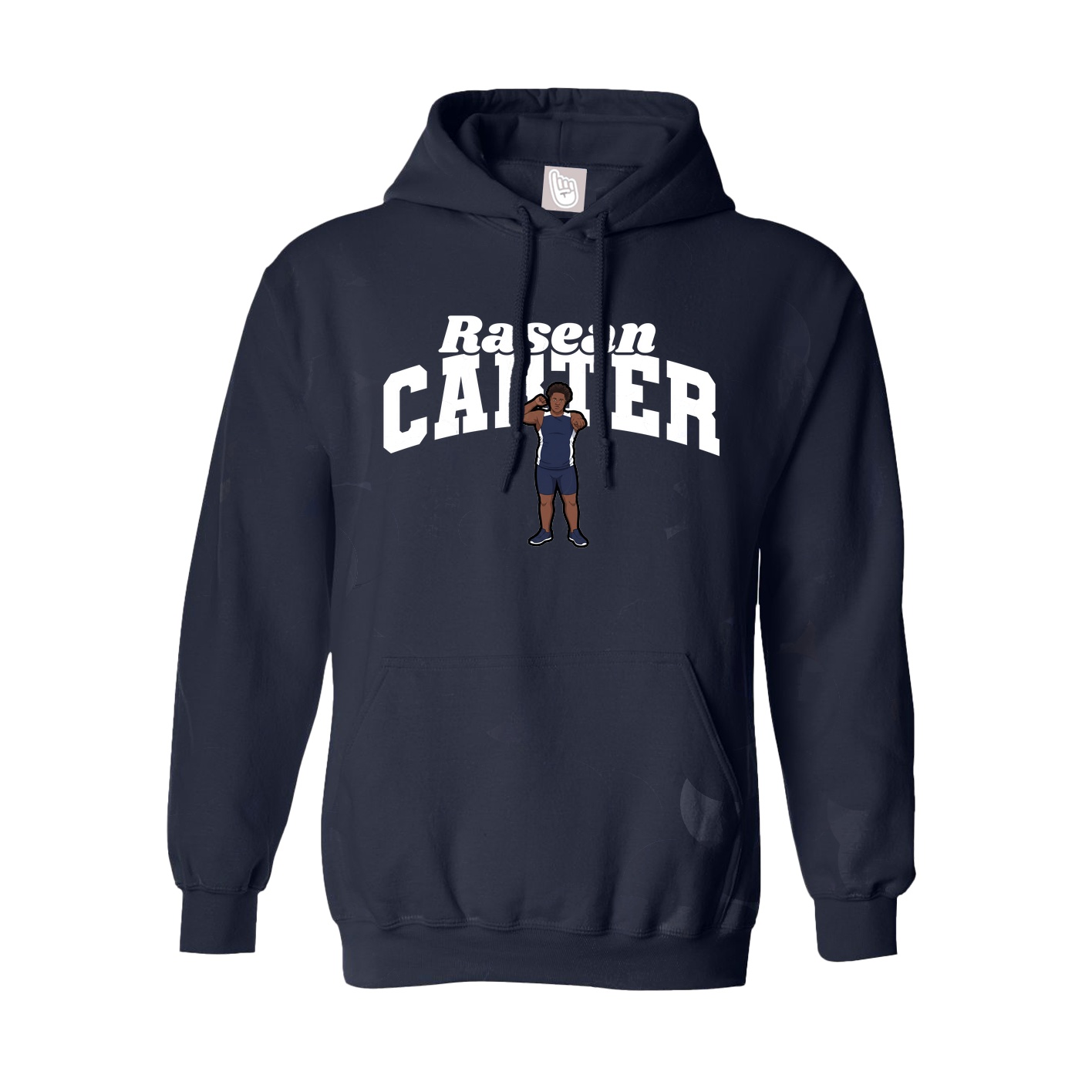 Hoodie — Signature Arch in Navy