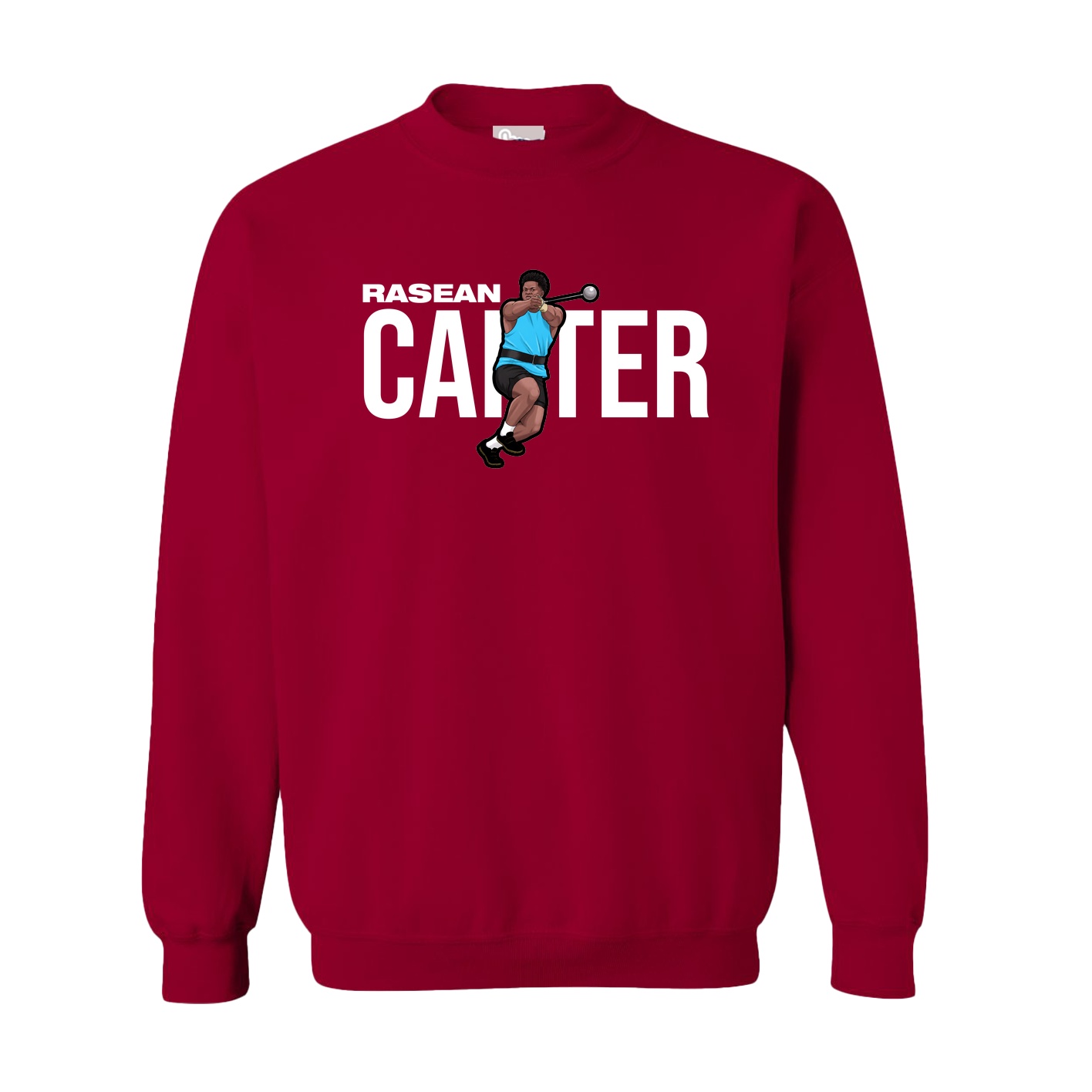 Fleece Crew — Player Name in Cardinal