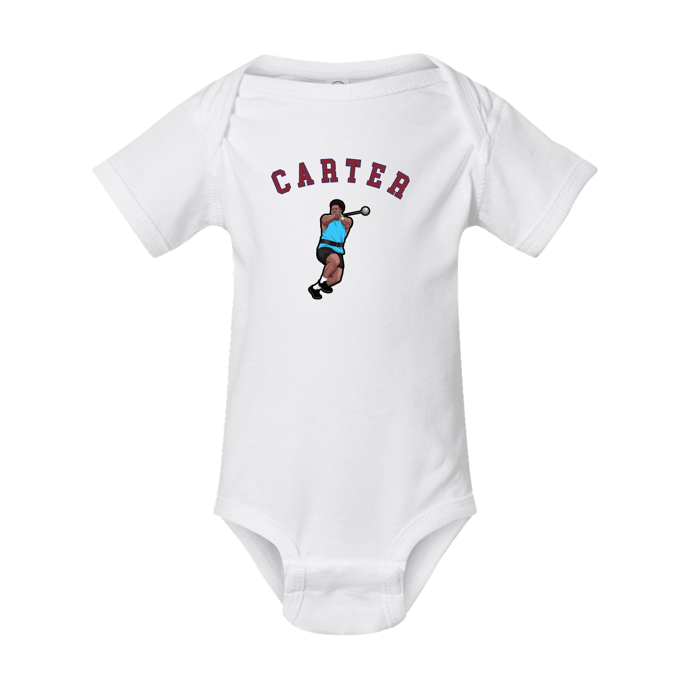 Baby Onesie — Shirsey Arch in White