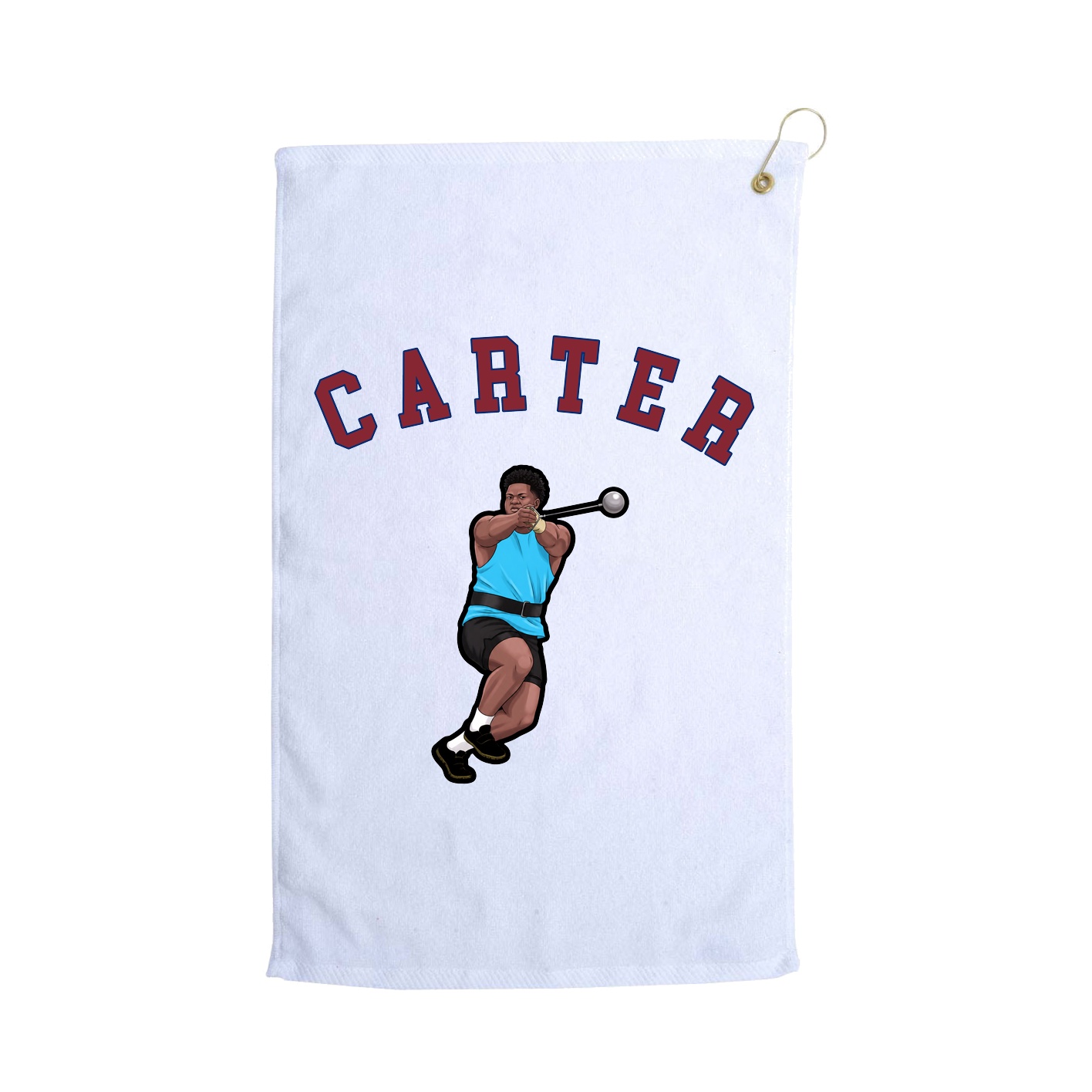 Golf Towel — Shirsey Arch in White