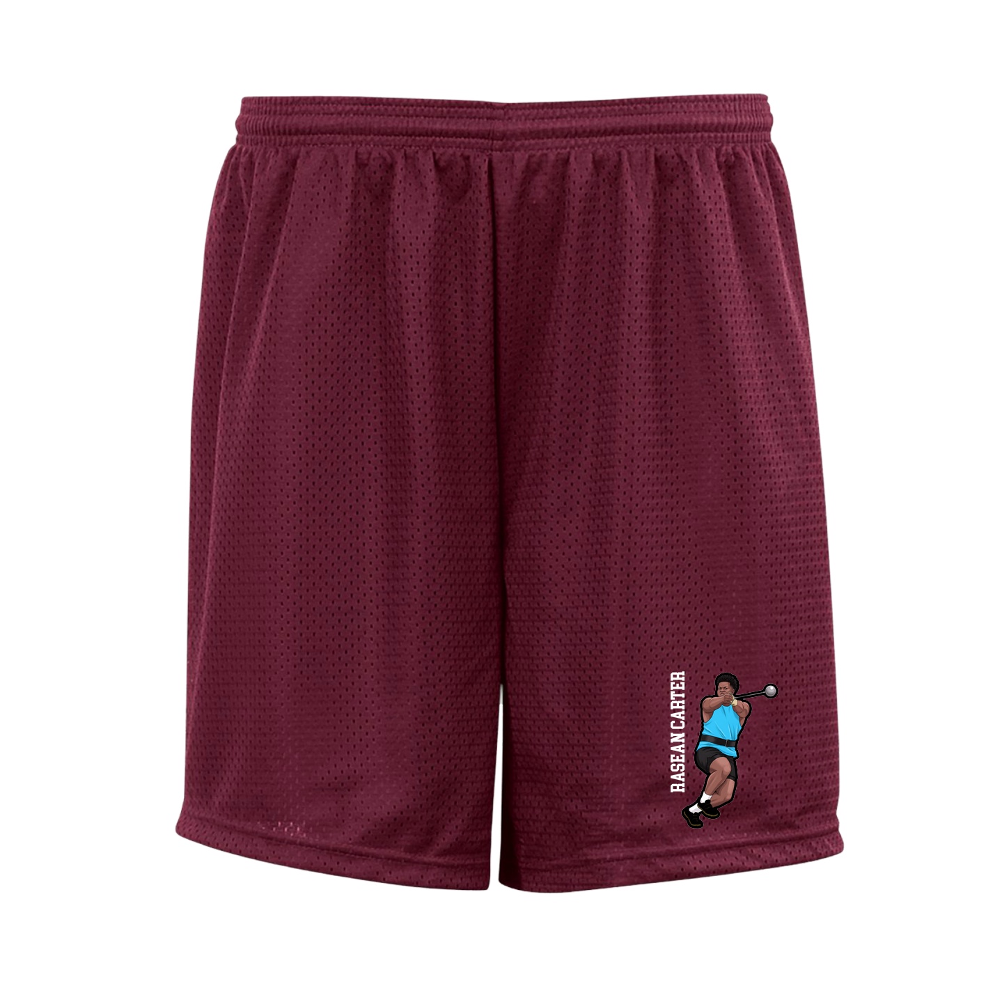 Shorts — Name Vertical in Cardinal