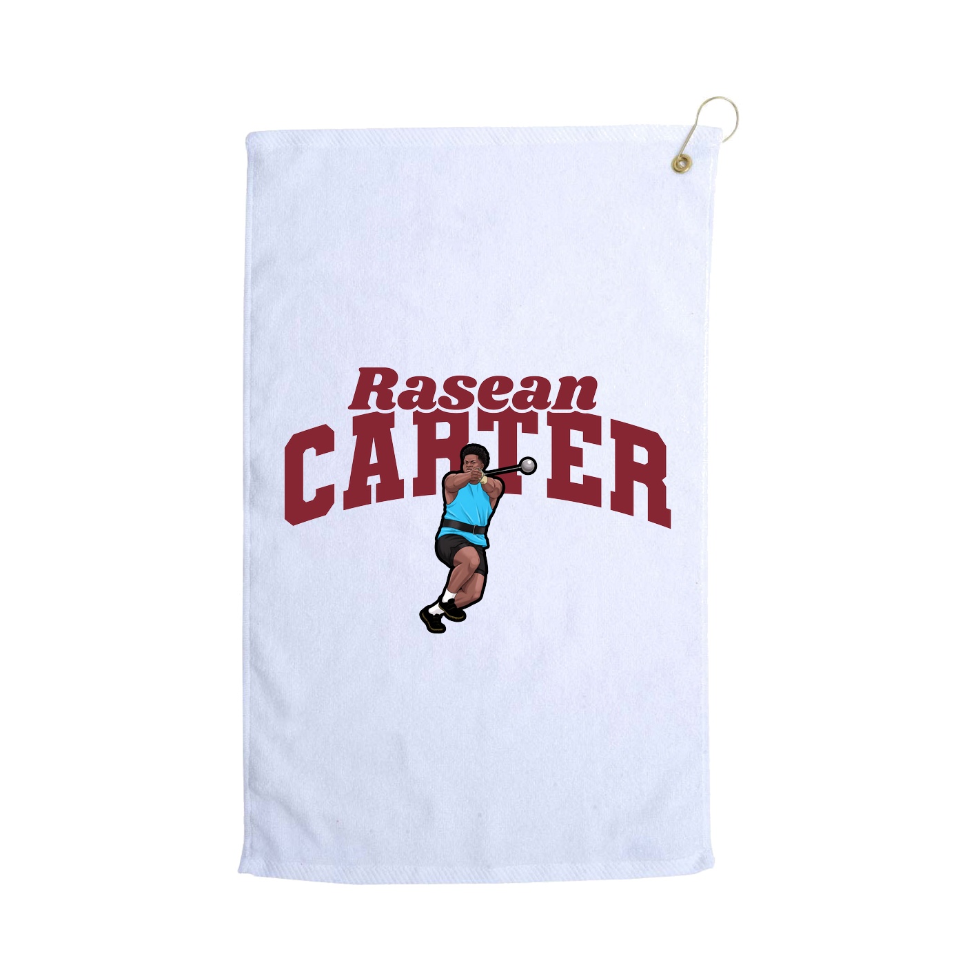 Golf Towel — Signature Arch in White