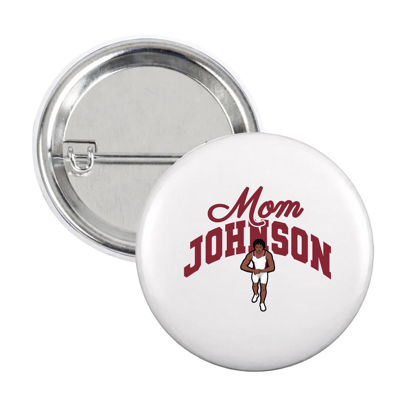 Game Day Button — Mothers Day Arch in White