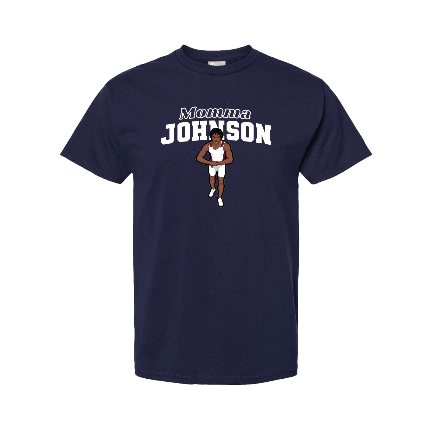 Youth Tee — Mothers Day Block in Navy