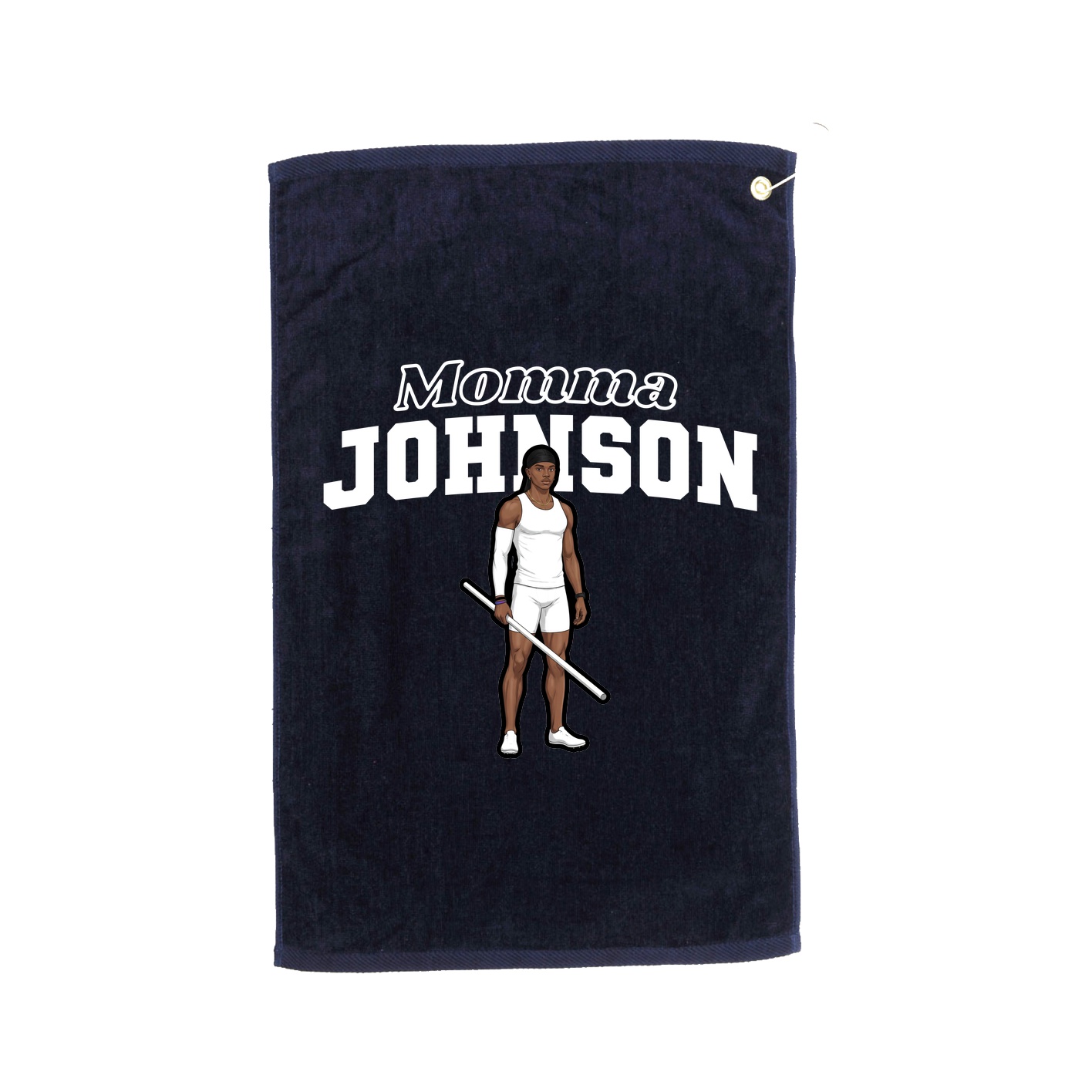 Golf Towel — Mothers Day Block in Navy