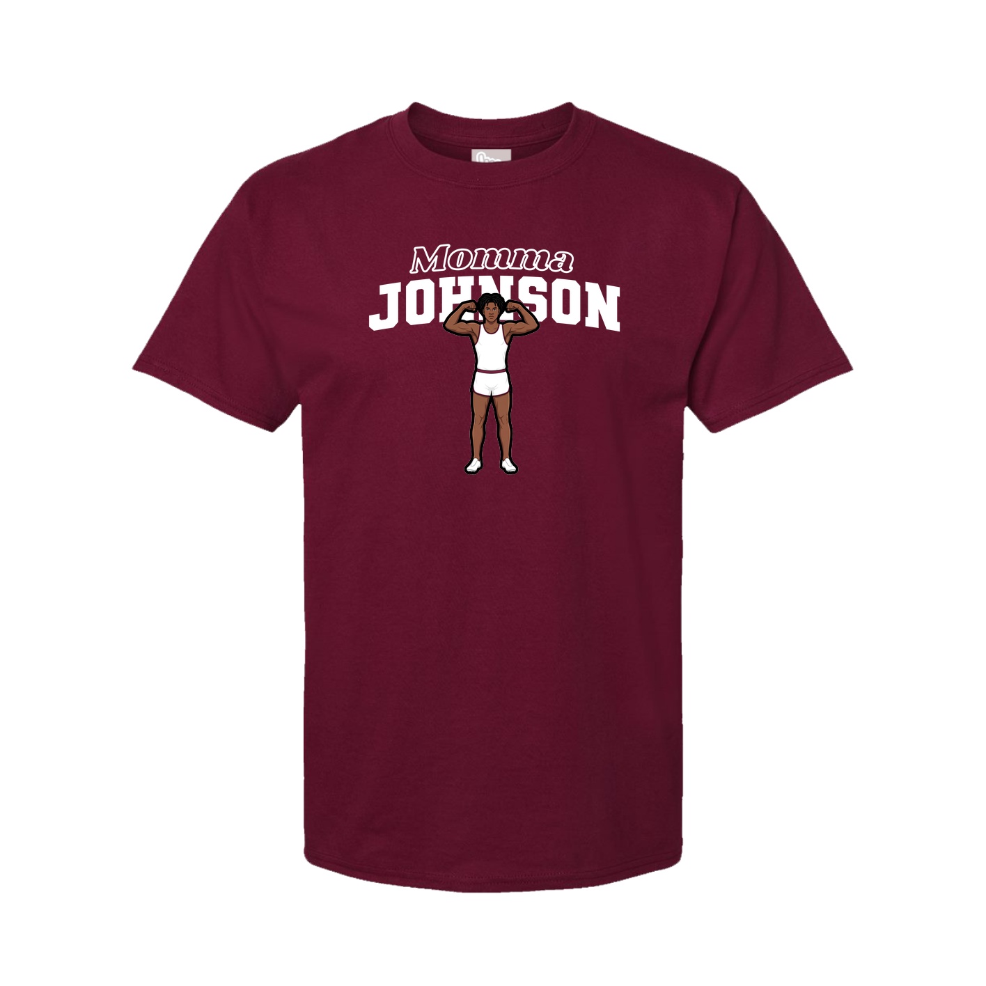 Youth Tee — Mothers Day Block in Cardinal