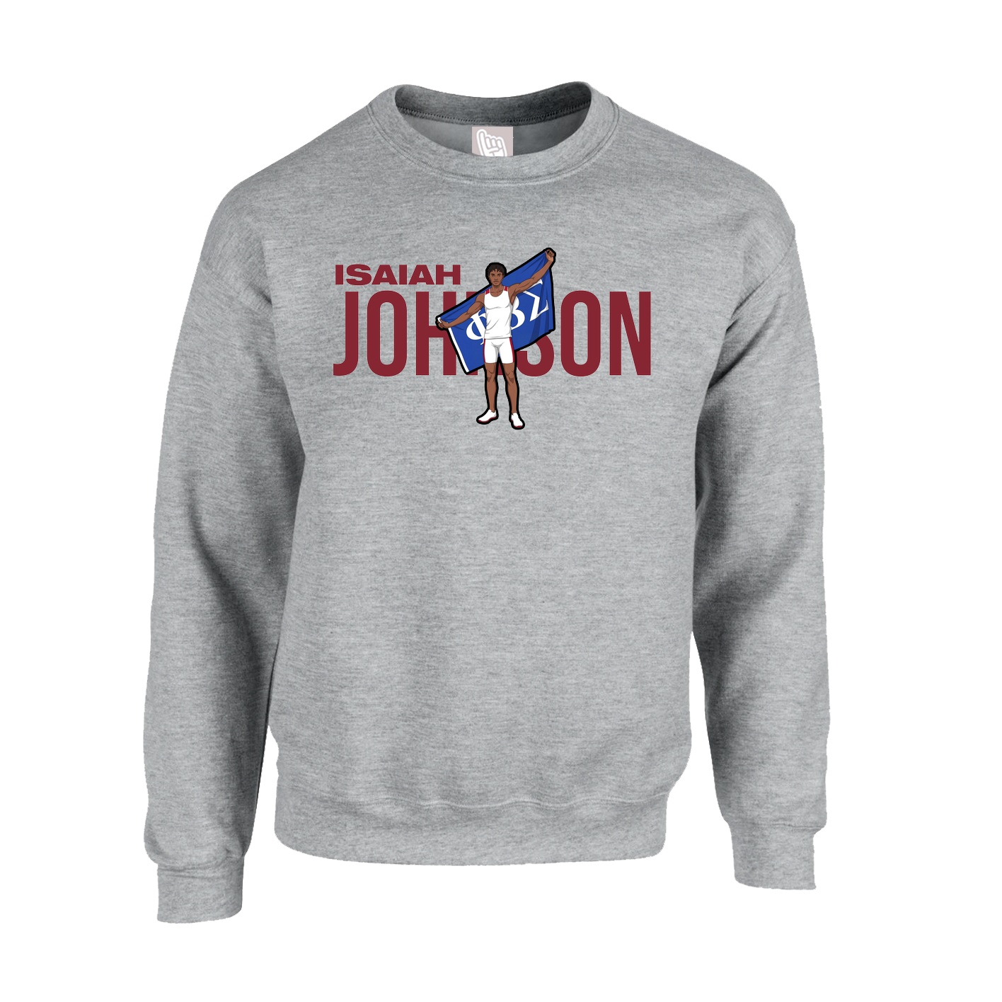 Fleece Crew — Player Name in Grey