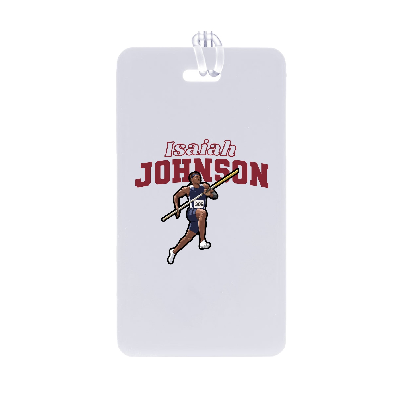 Bag Tag — Name Arch in Classic