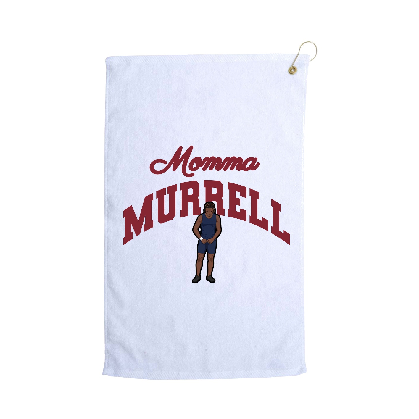 Golf Towel — Mothers Day Arch in White