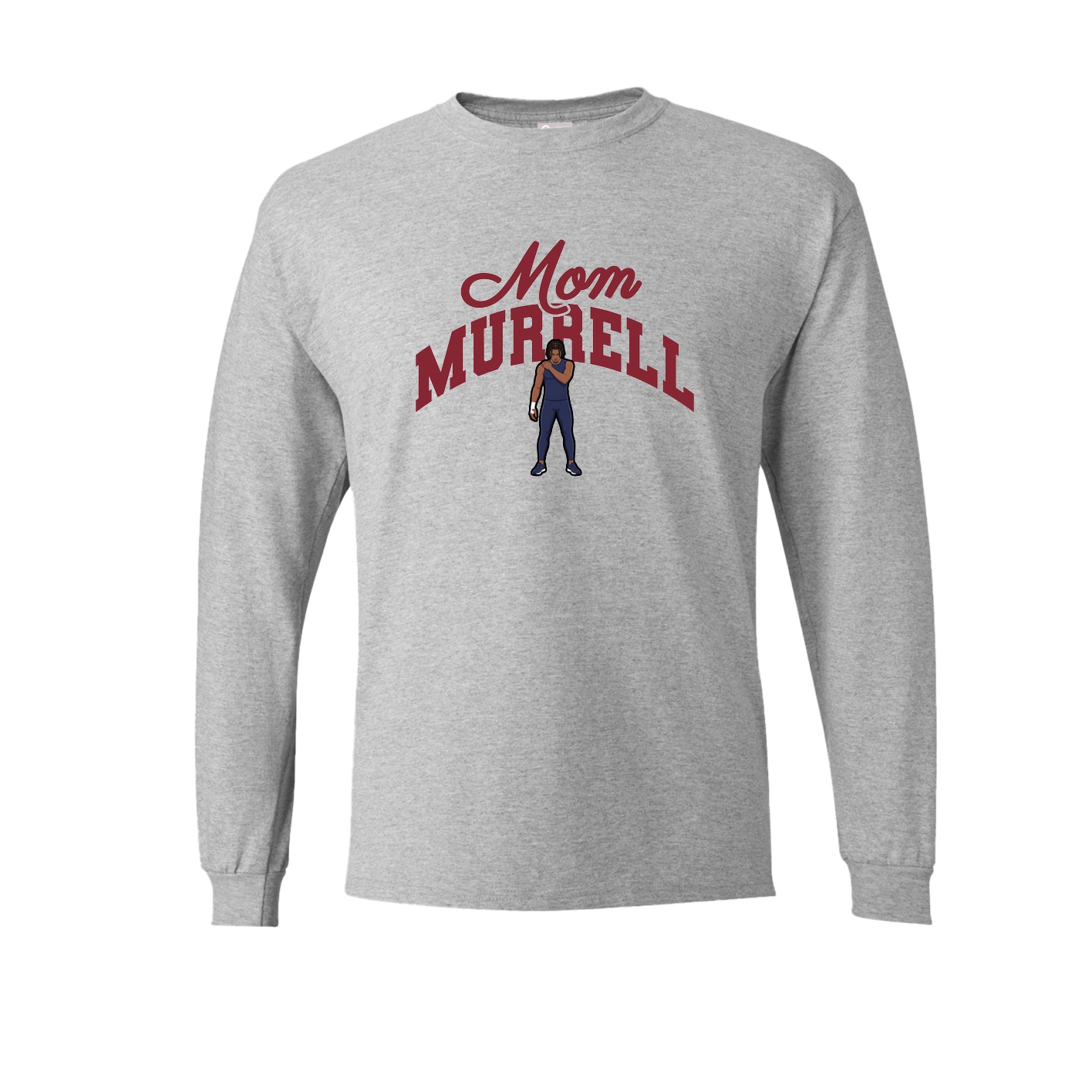 Long Sleeve Tee — Mothers Day Arch in Grey