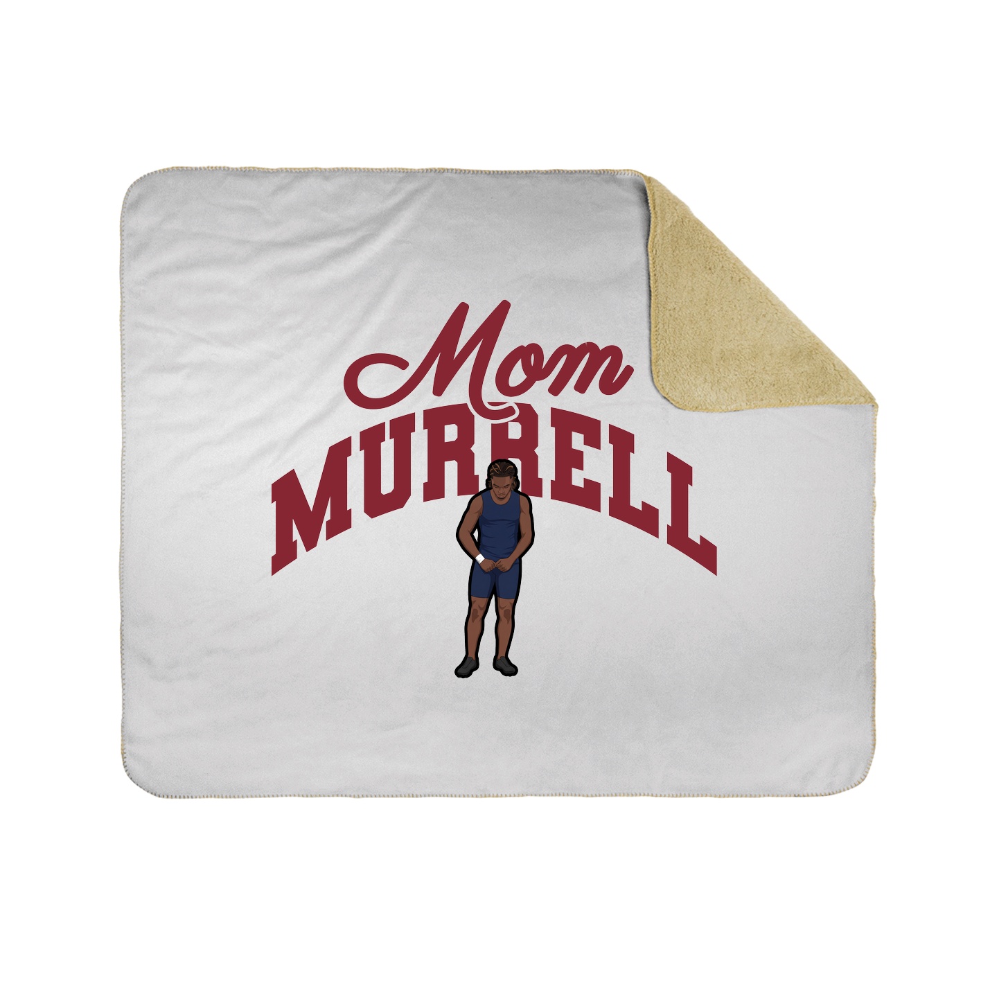 Throw Blanket — Mothers Day Arch in White