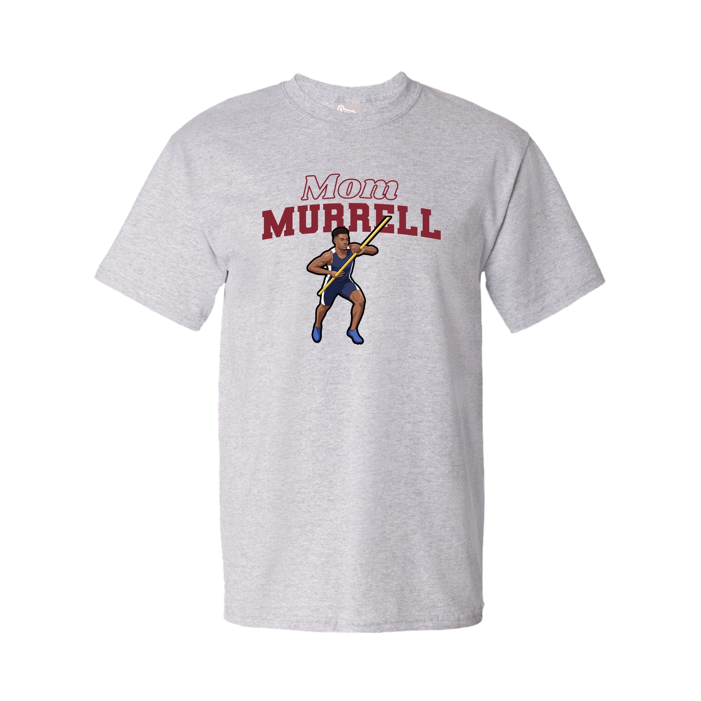 Youth Tee — Mothers Day Block in Grey