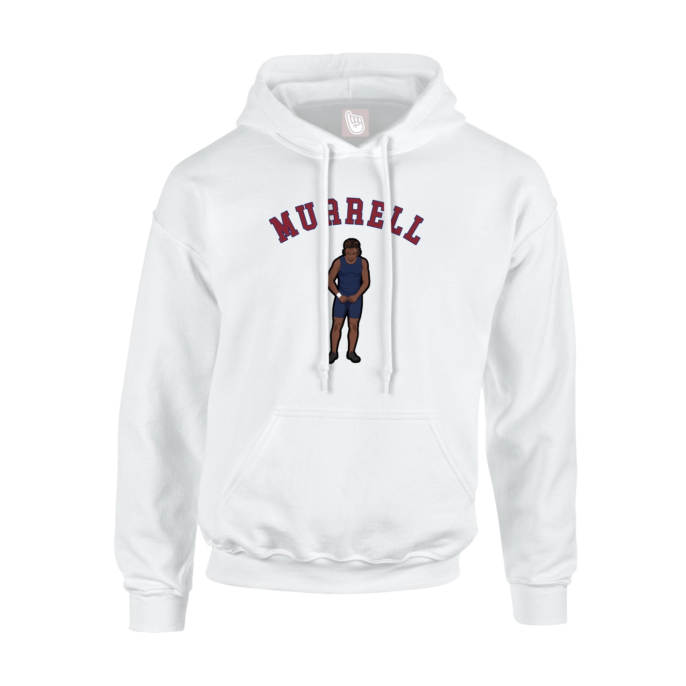 Youth Hoodie — Shirsey Arch in White
