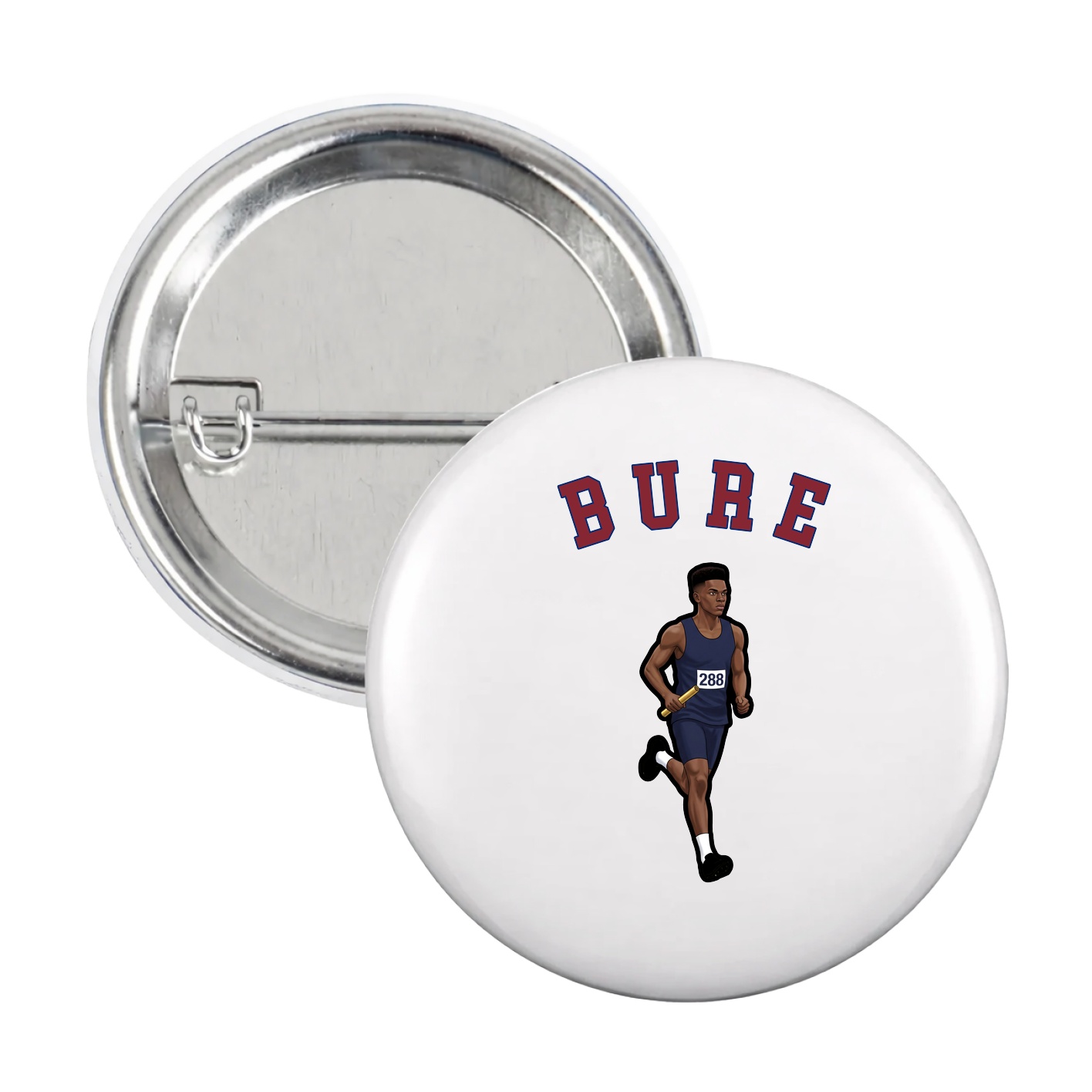 Game Day Button — Shirsey Arch in White