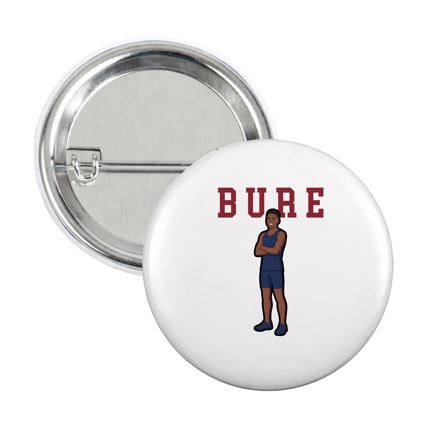 Game Day Button — Shirsey in White