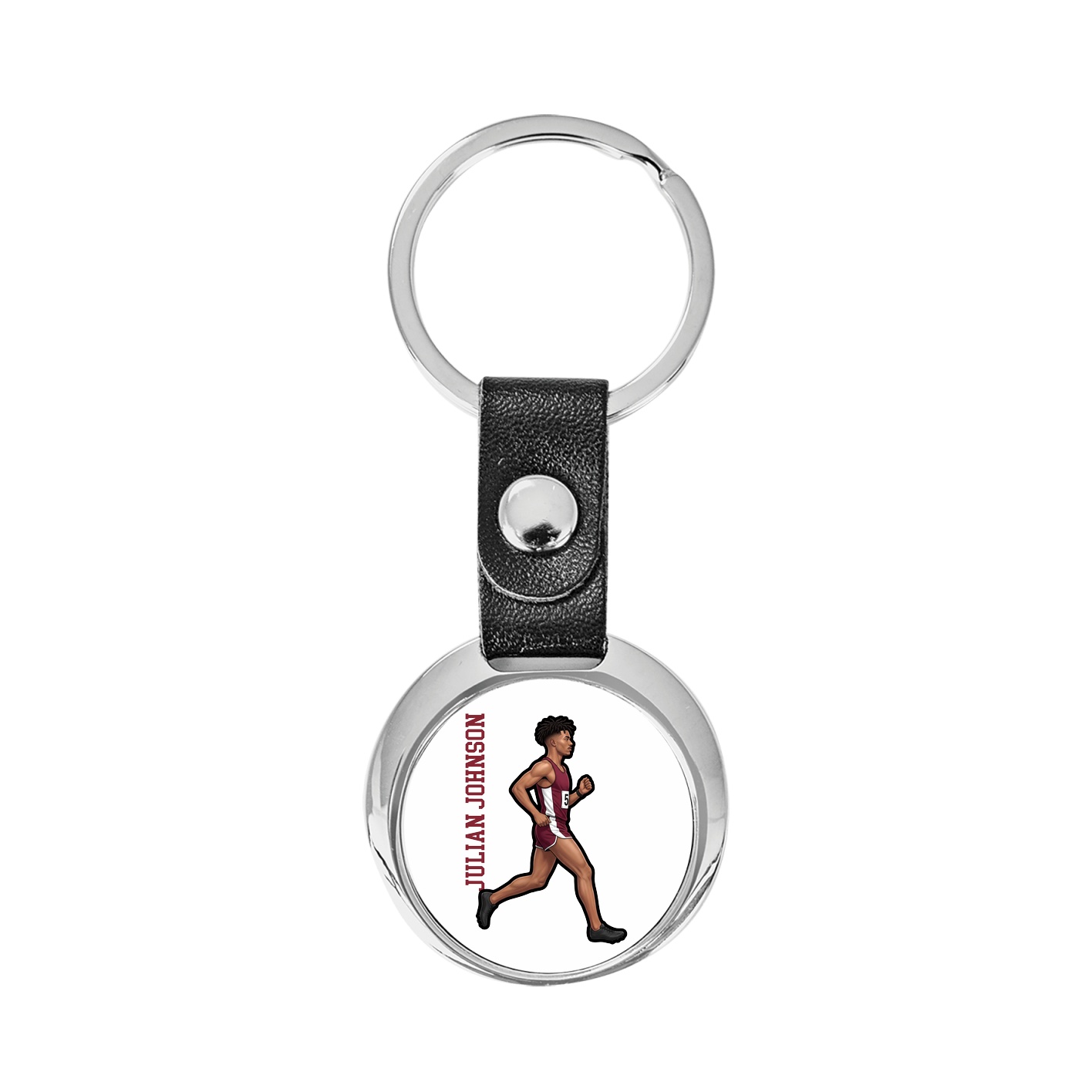 Key Chain — Name Vertical in Classic