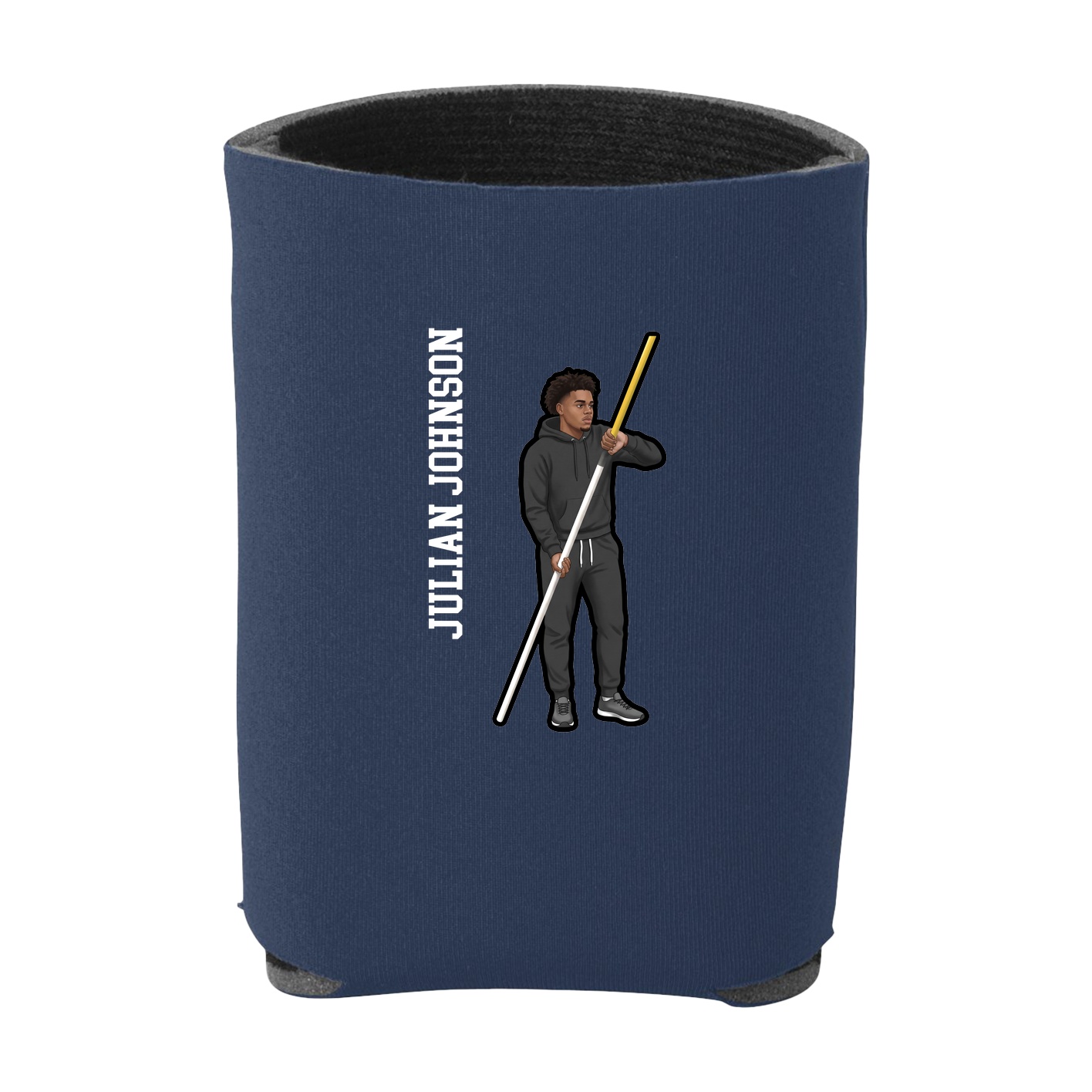 Can Holder — Name Vertical in Navy