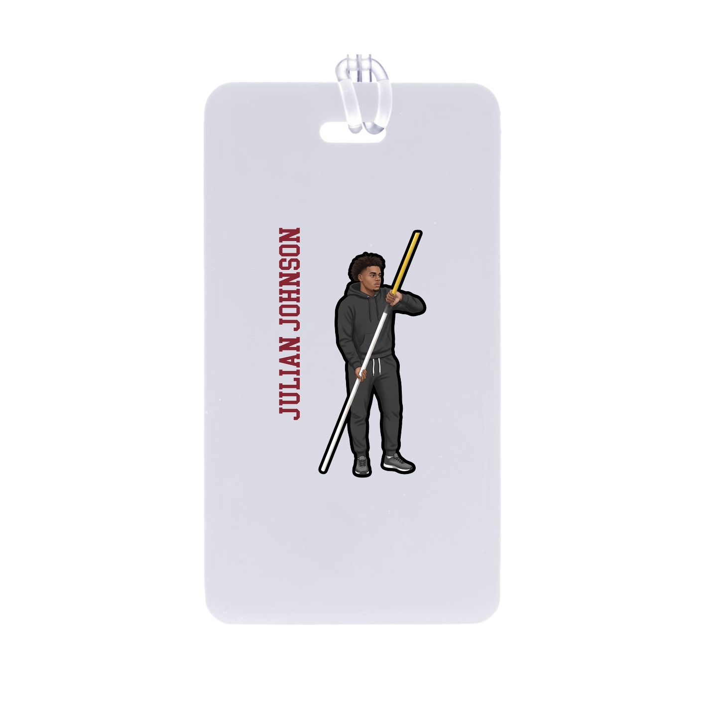 Bag Tag — Name Vertical in Classic