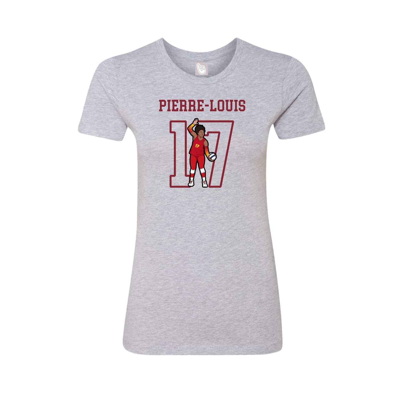 Fitted Women's Tee — Shirsey in Grey