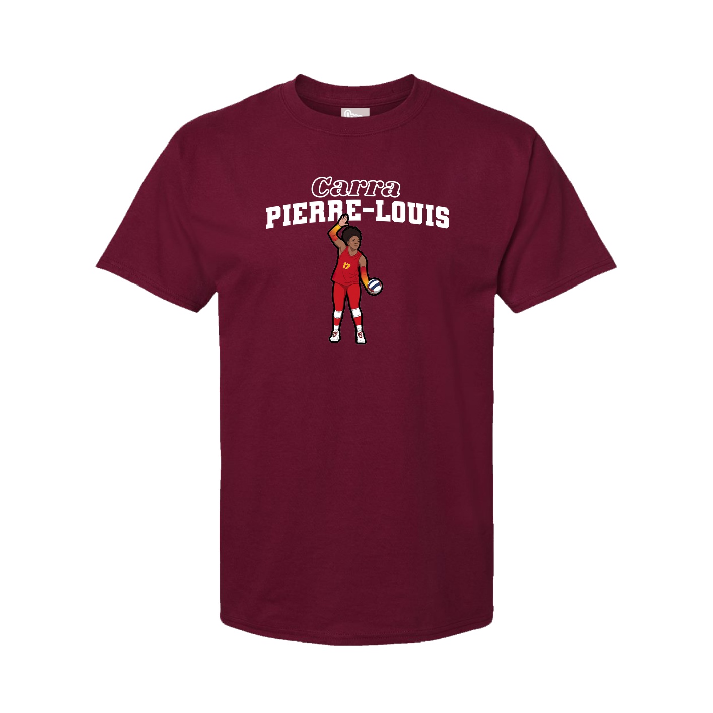 Youth Tee — Name Arch in Cardinal