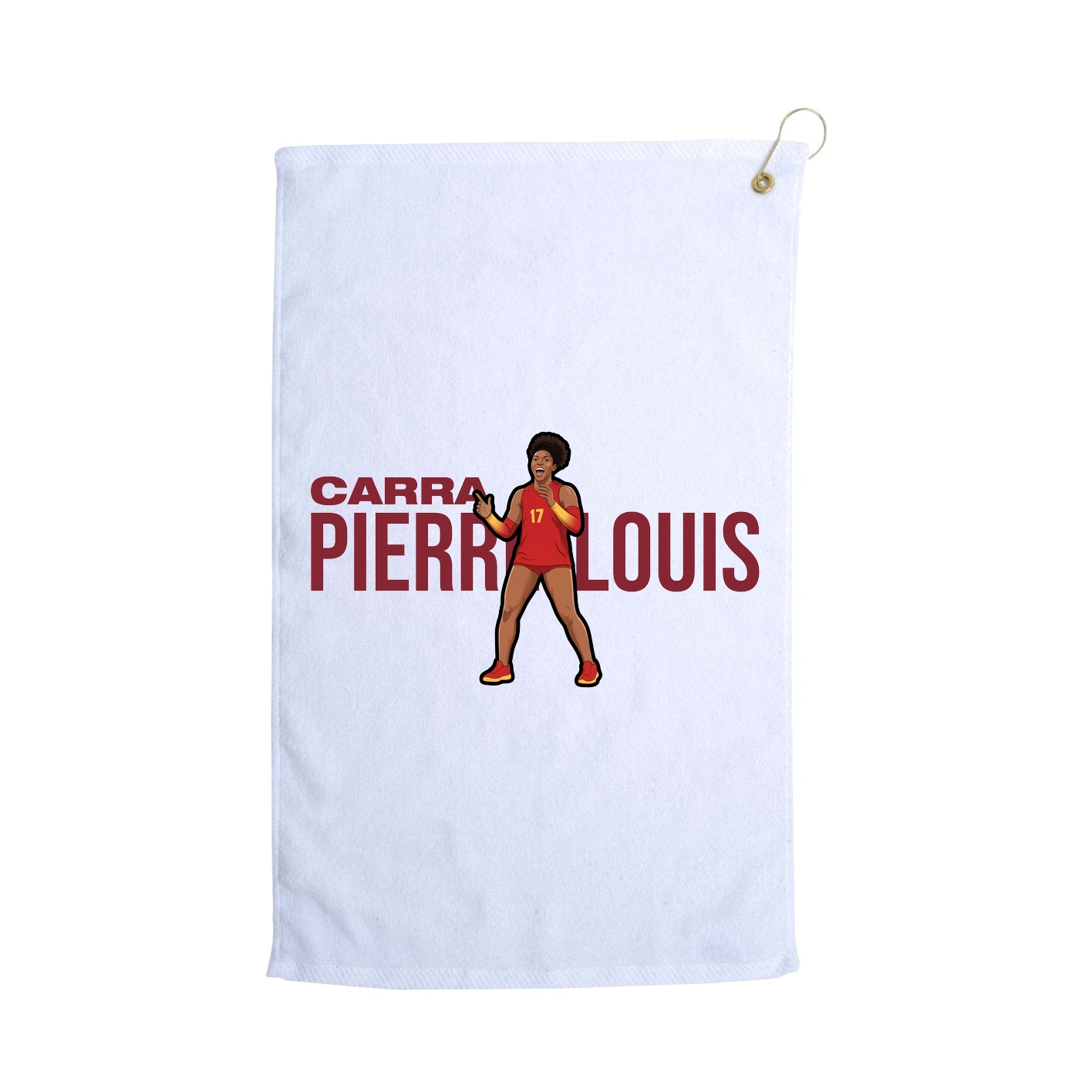 Golf Towel — Player Name in White