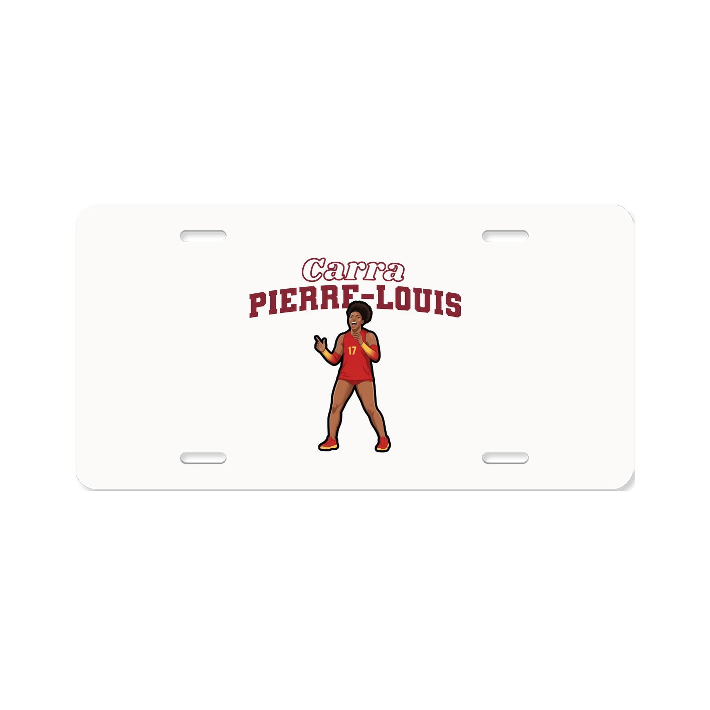 License Plate — Name Arch in Classic
