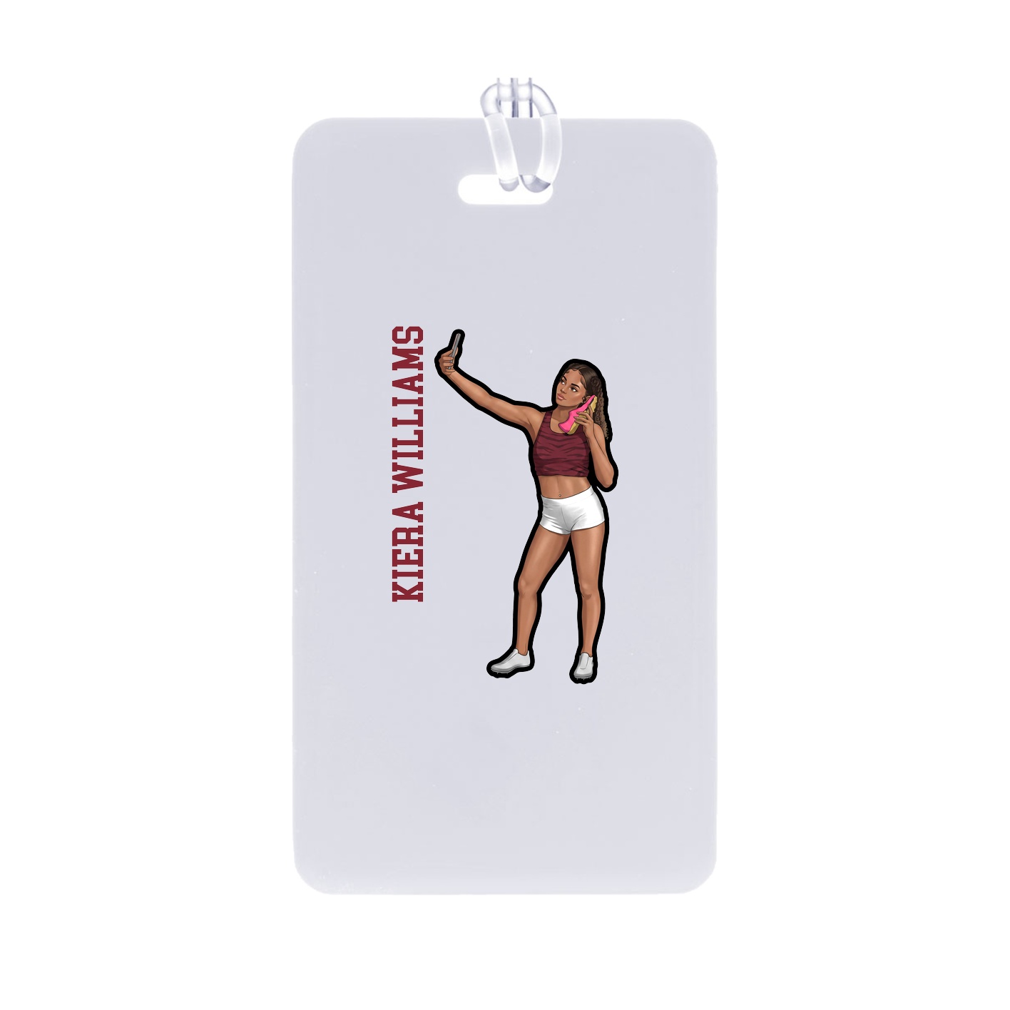 Bag Tag — Name Vertical in Classic