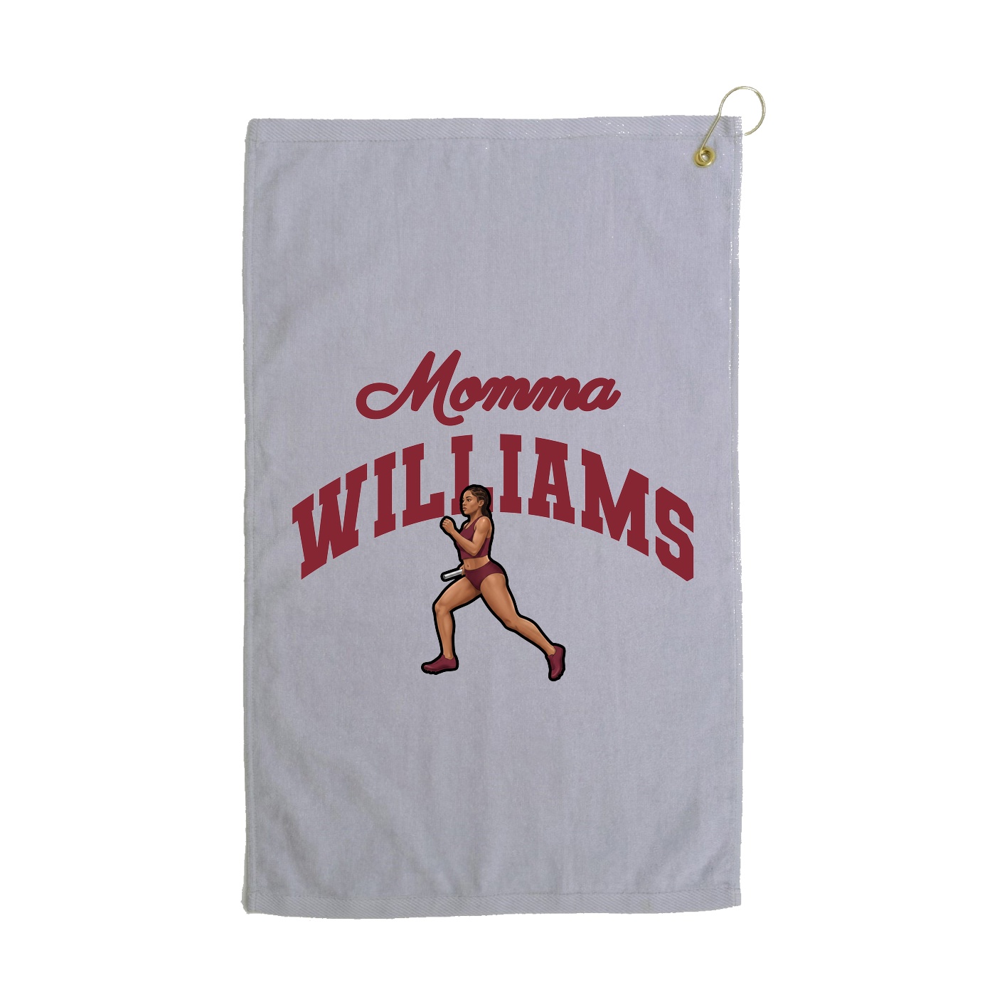 Golf Towel — Mothers Day Arch in Grey