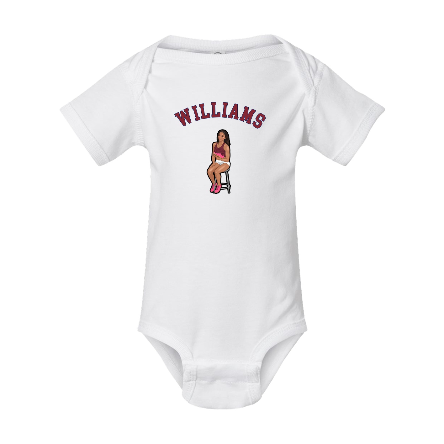 Baby Onesie — Shirsey Arch in White