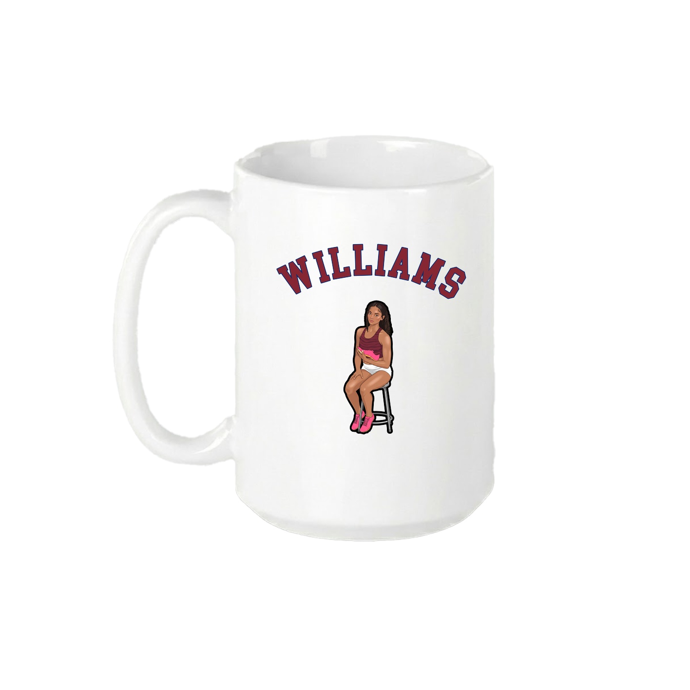 15oz Coffee Mug — Shirsey Arch in White