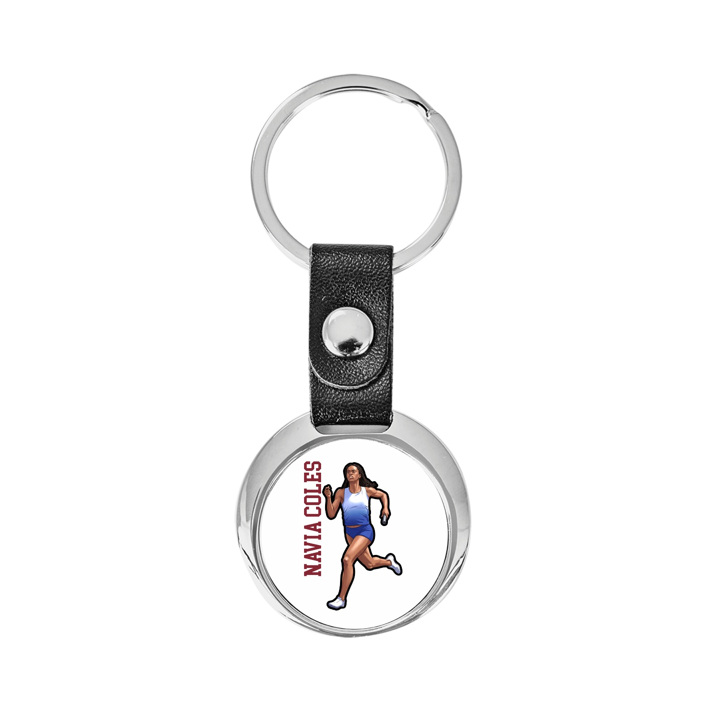 Key Chain — Name Vertical in Classic
