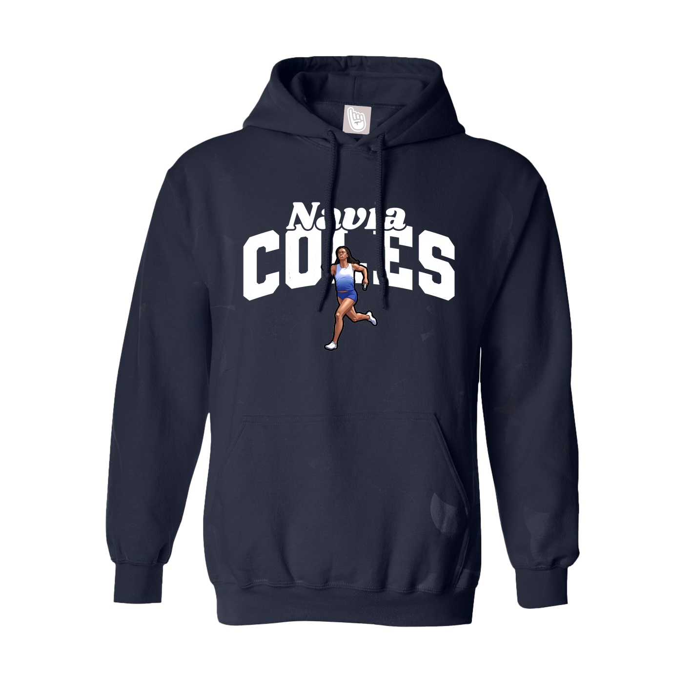 Hoodie — Signature Arch in Navy