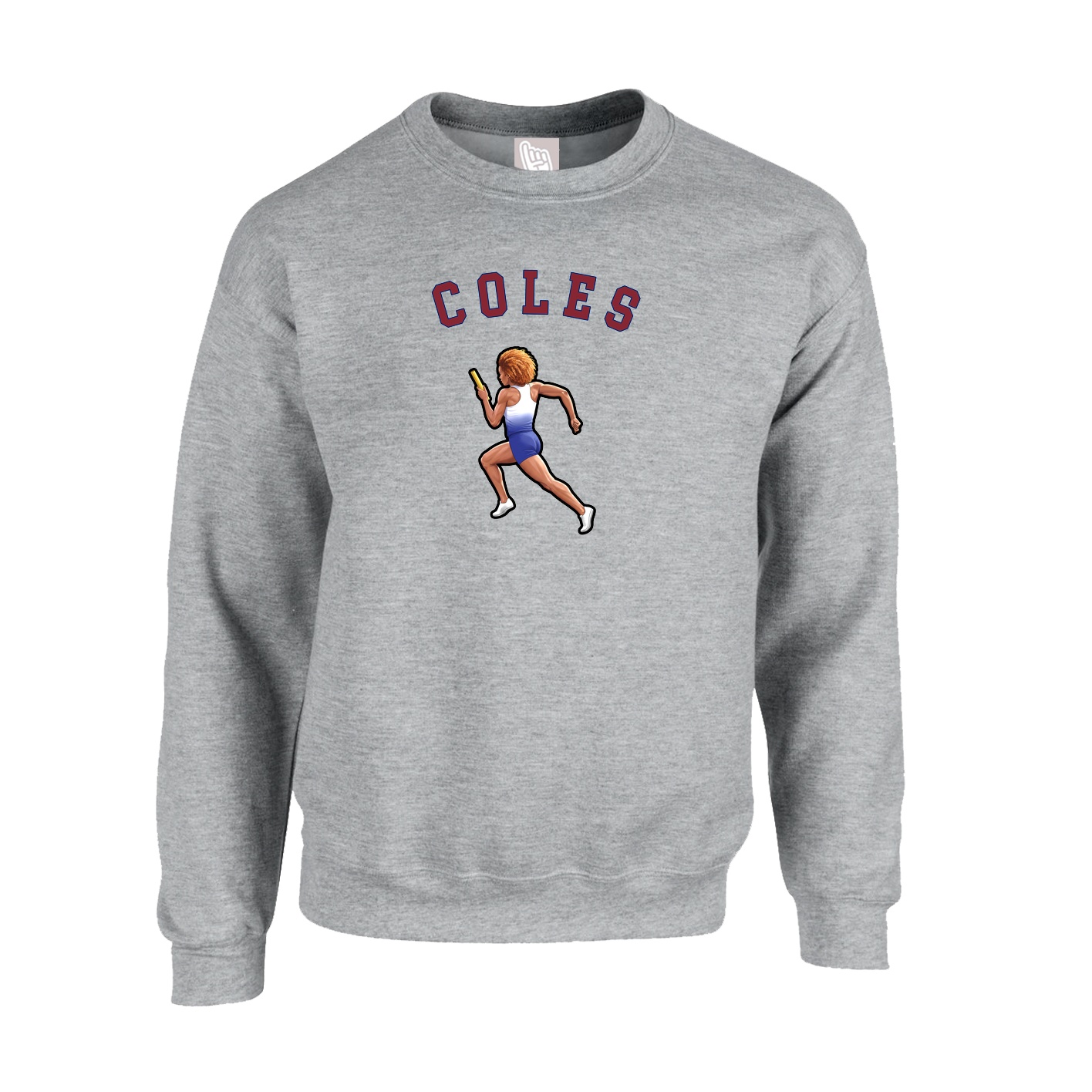 Fleece Crew — Shirsey Arch in Grey