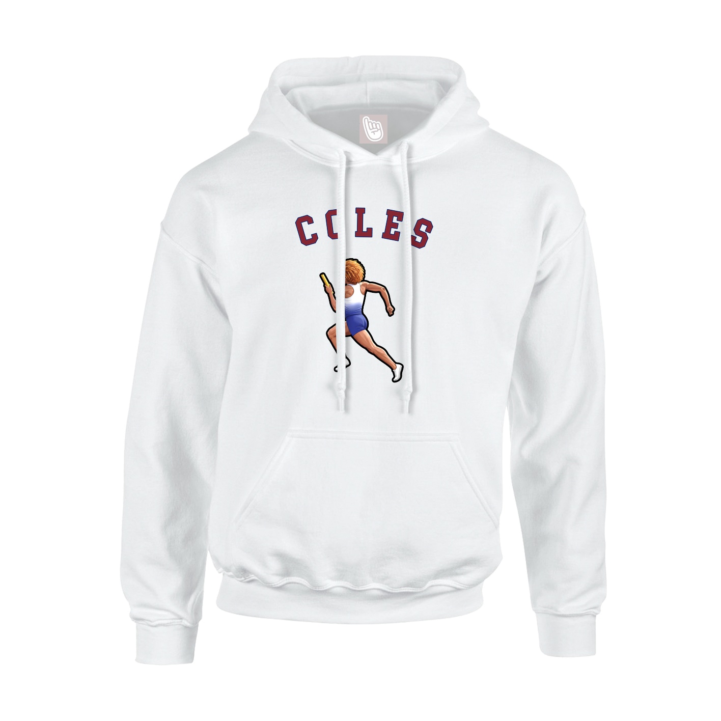 Youth Hoodie — Shirsey Arch in White