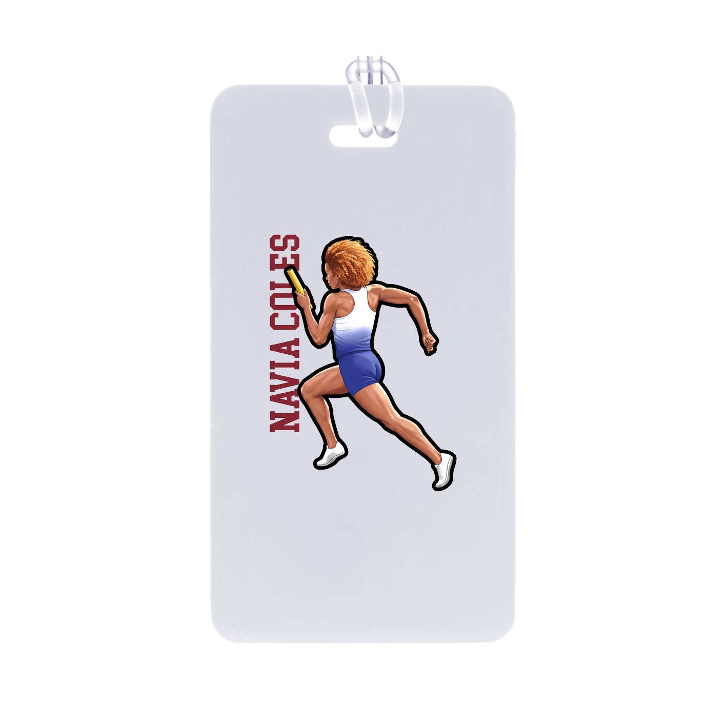 Bag Tag — Name Vertical in Classic