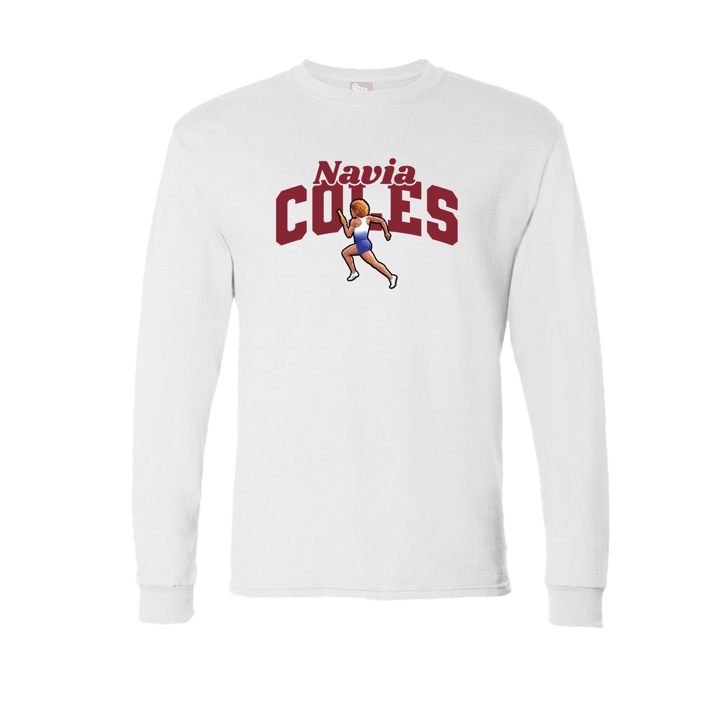 Long Sleeve Tee — Signature Arch in White
