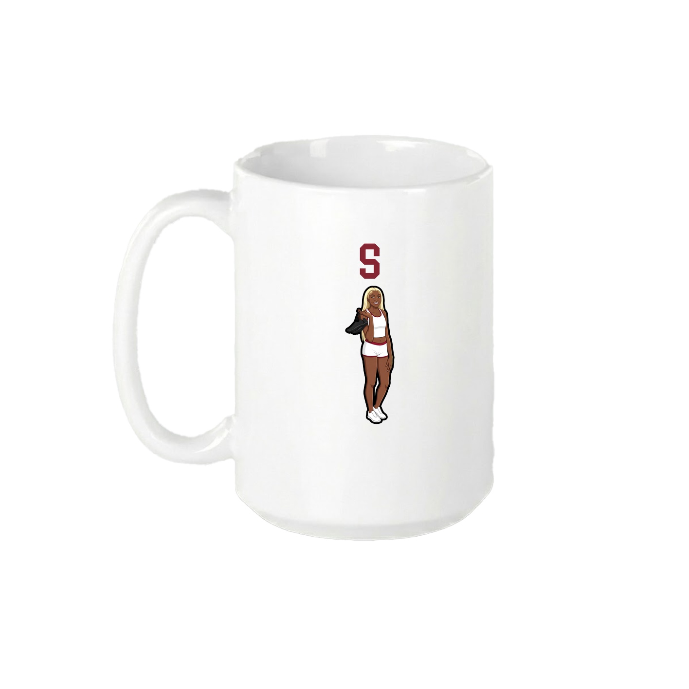 15oz Coffee Mug — Shirsey in White