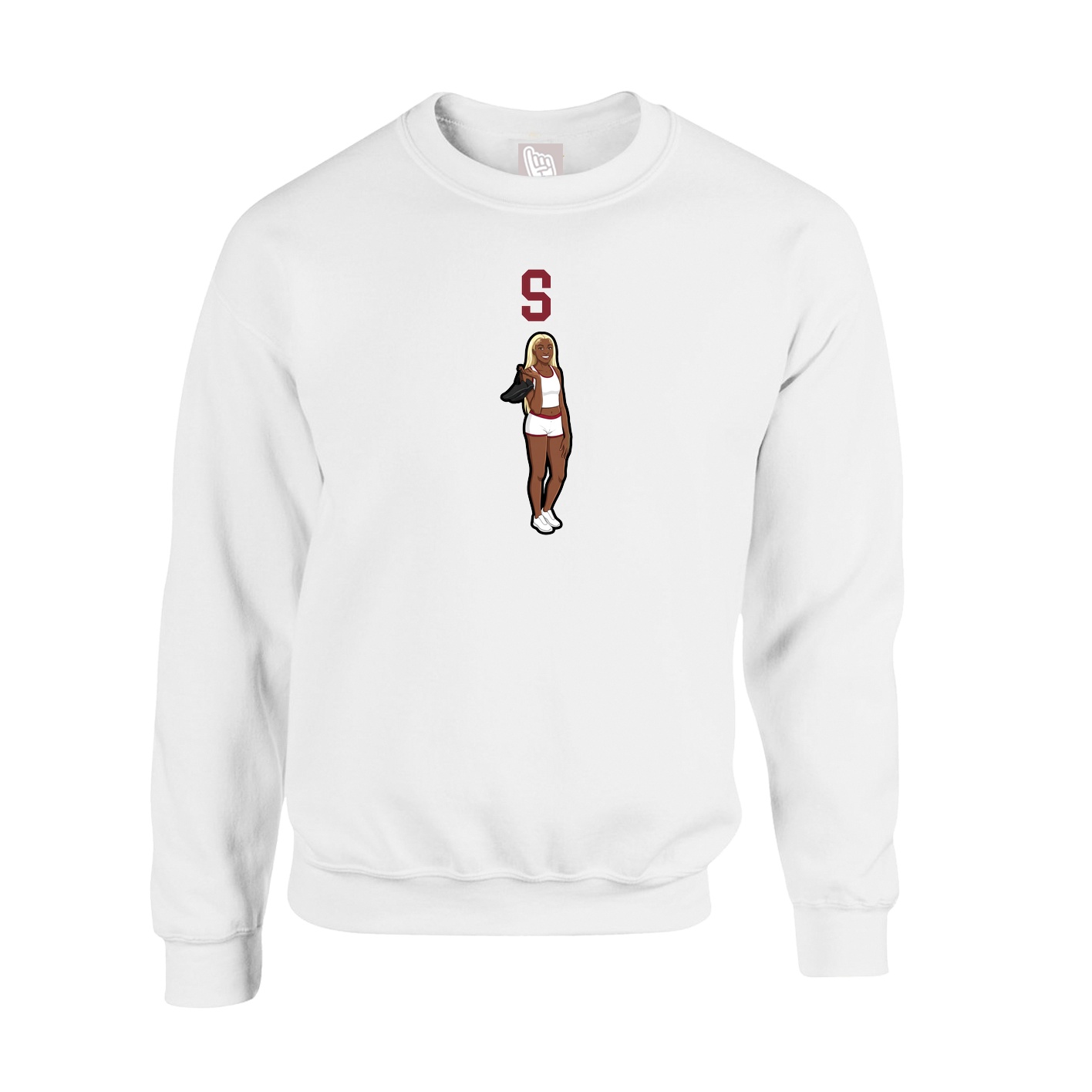 Fleece Crew — Shirsey in White