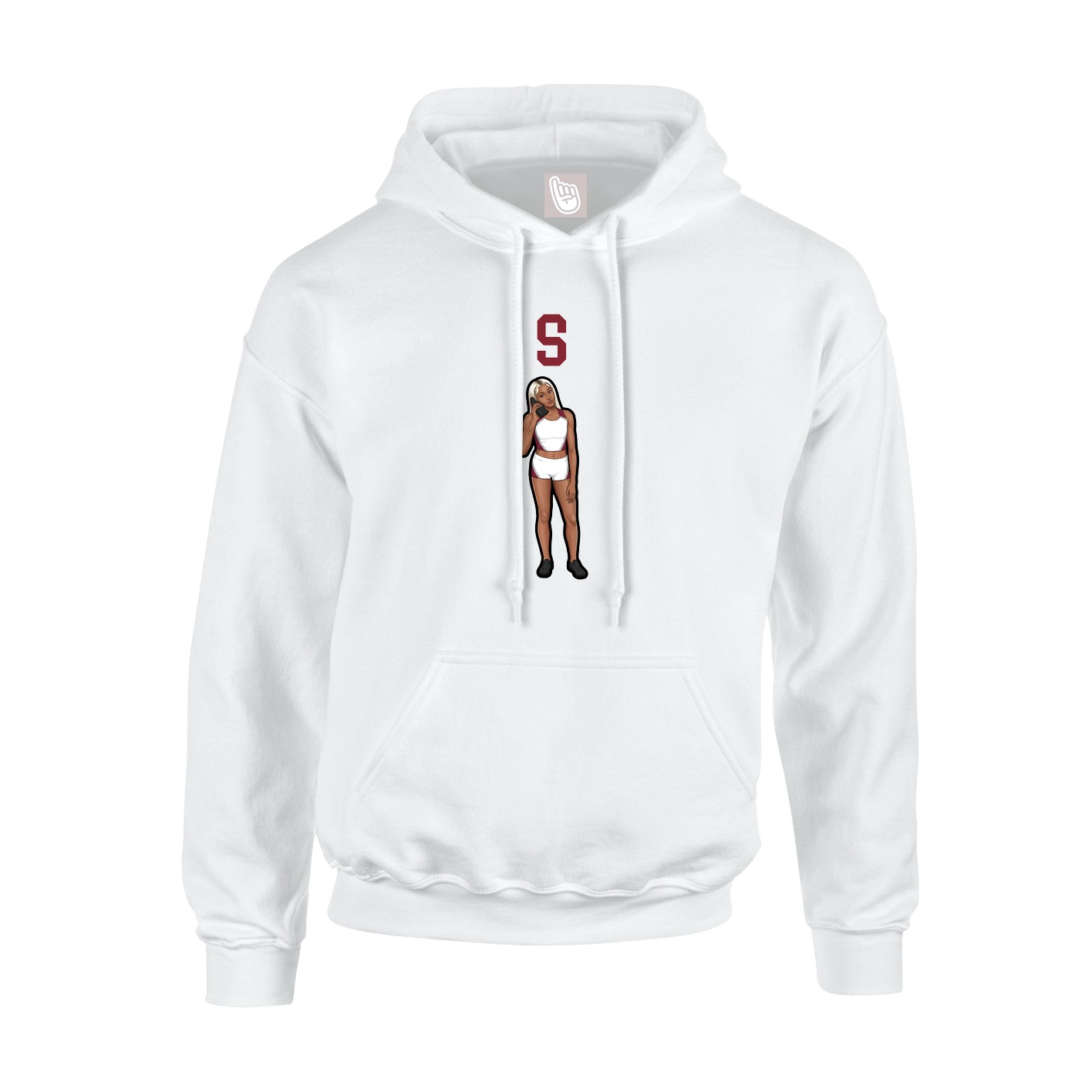 Youth Hoodie — Shirsey in White
