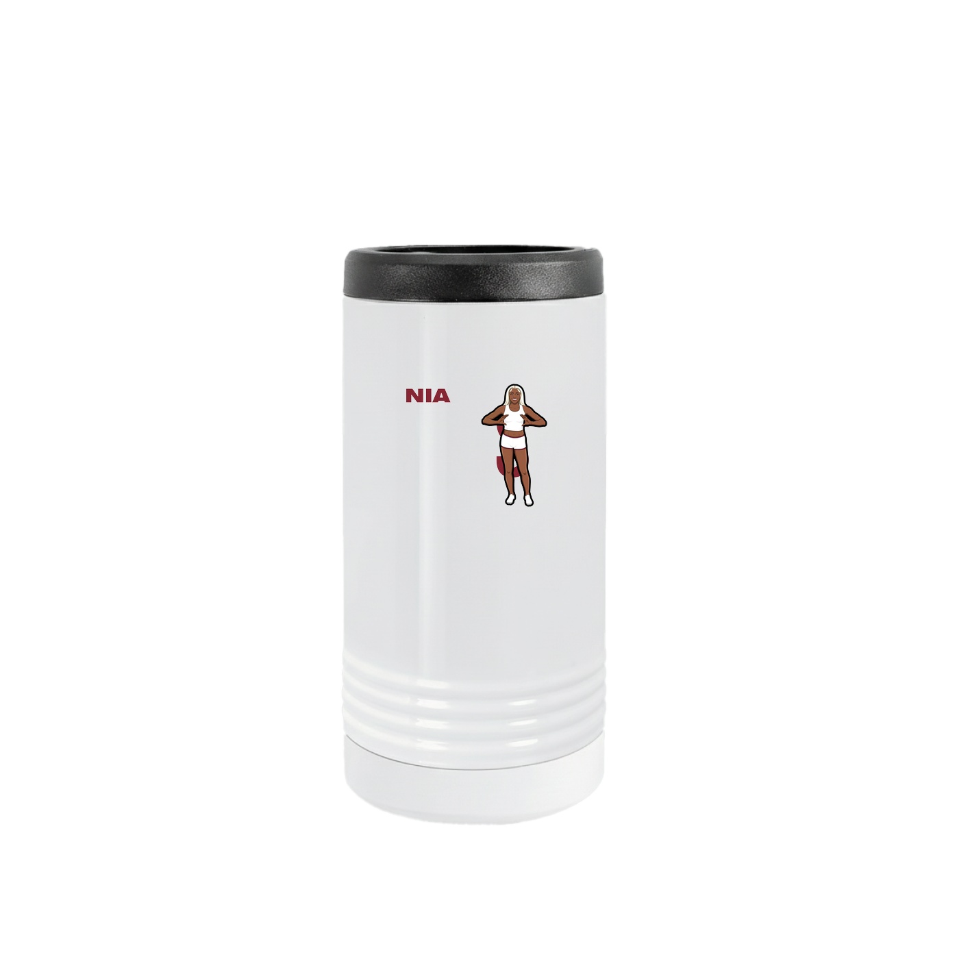 Slim Beverage Holder — Player Name in White