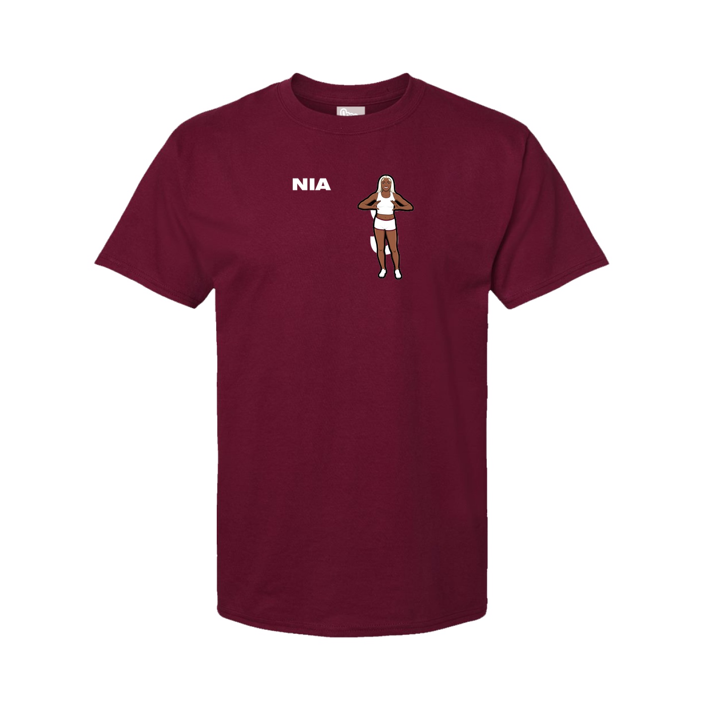 Tee — Player Name in Cardinal