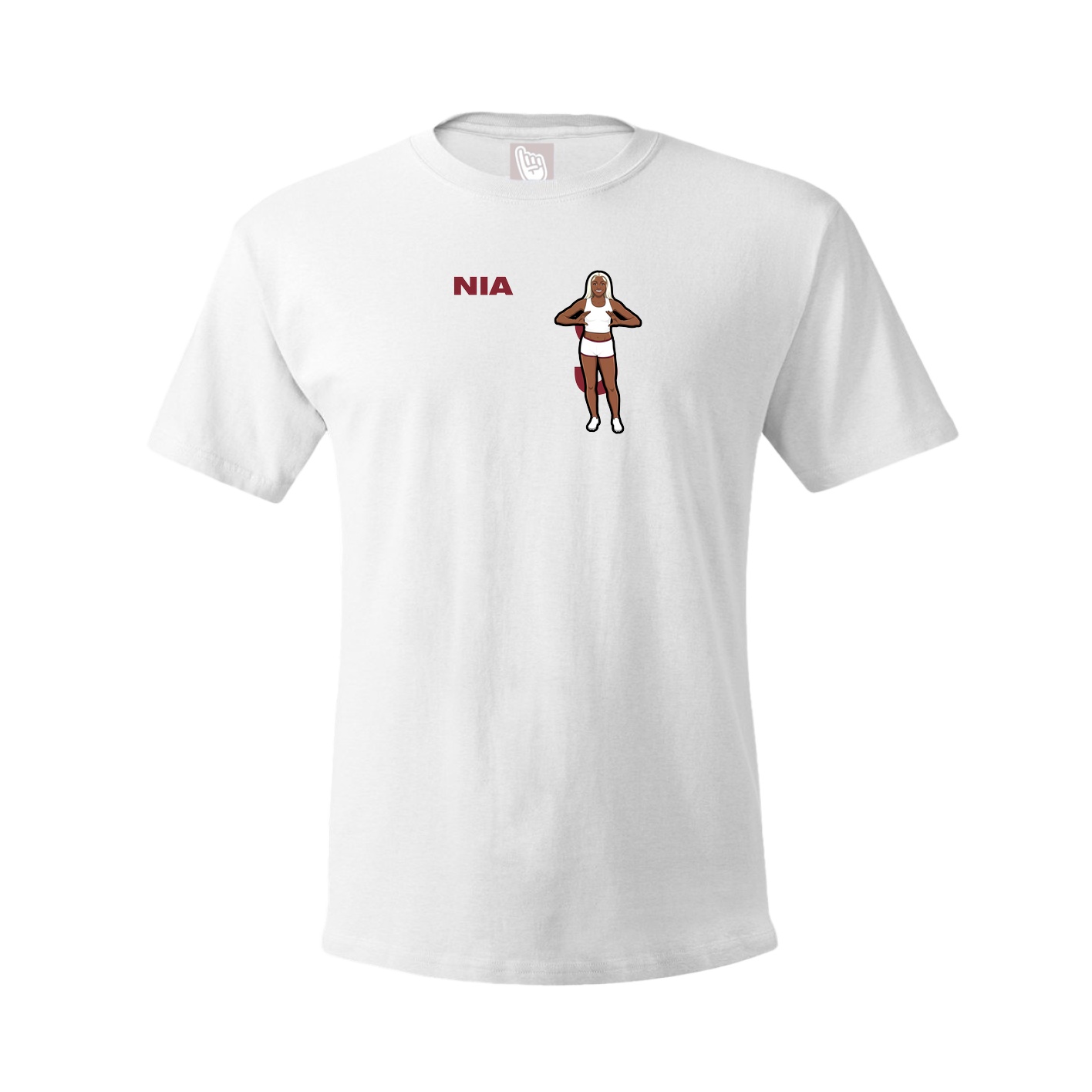 Youth Tee — Player Name in White